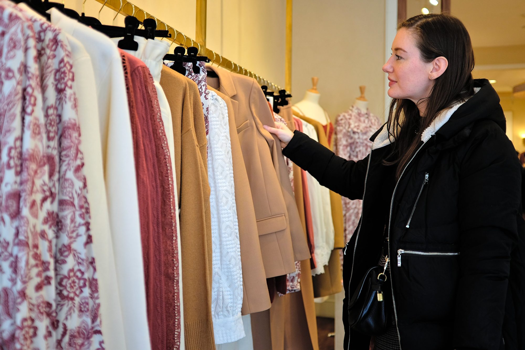 Alyssa shops at L’Appartement Sézane