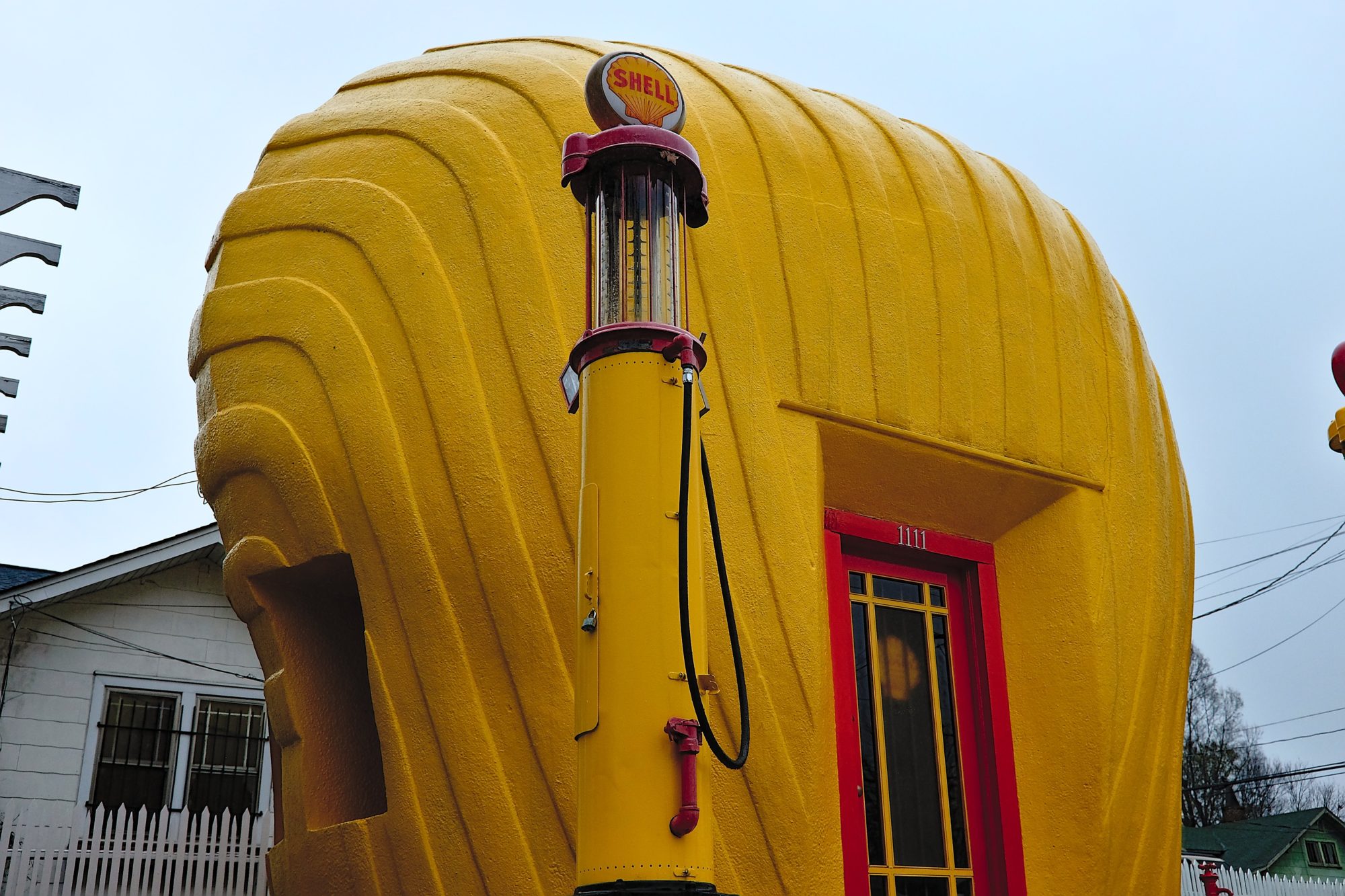 Shell Shaped Shell Station in Winston-Salem