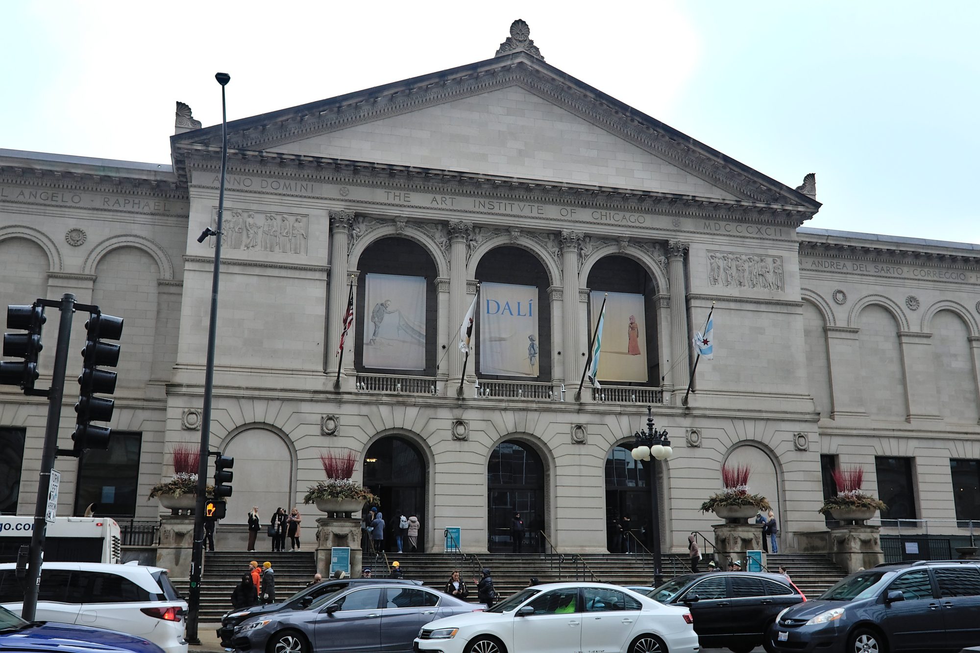 Entrance to the Art Institute of Chicago