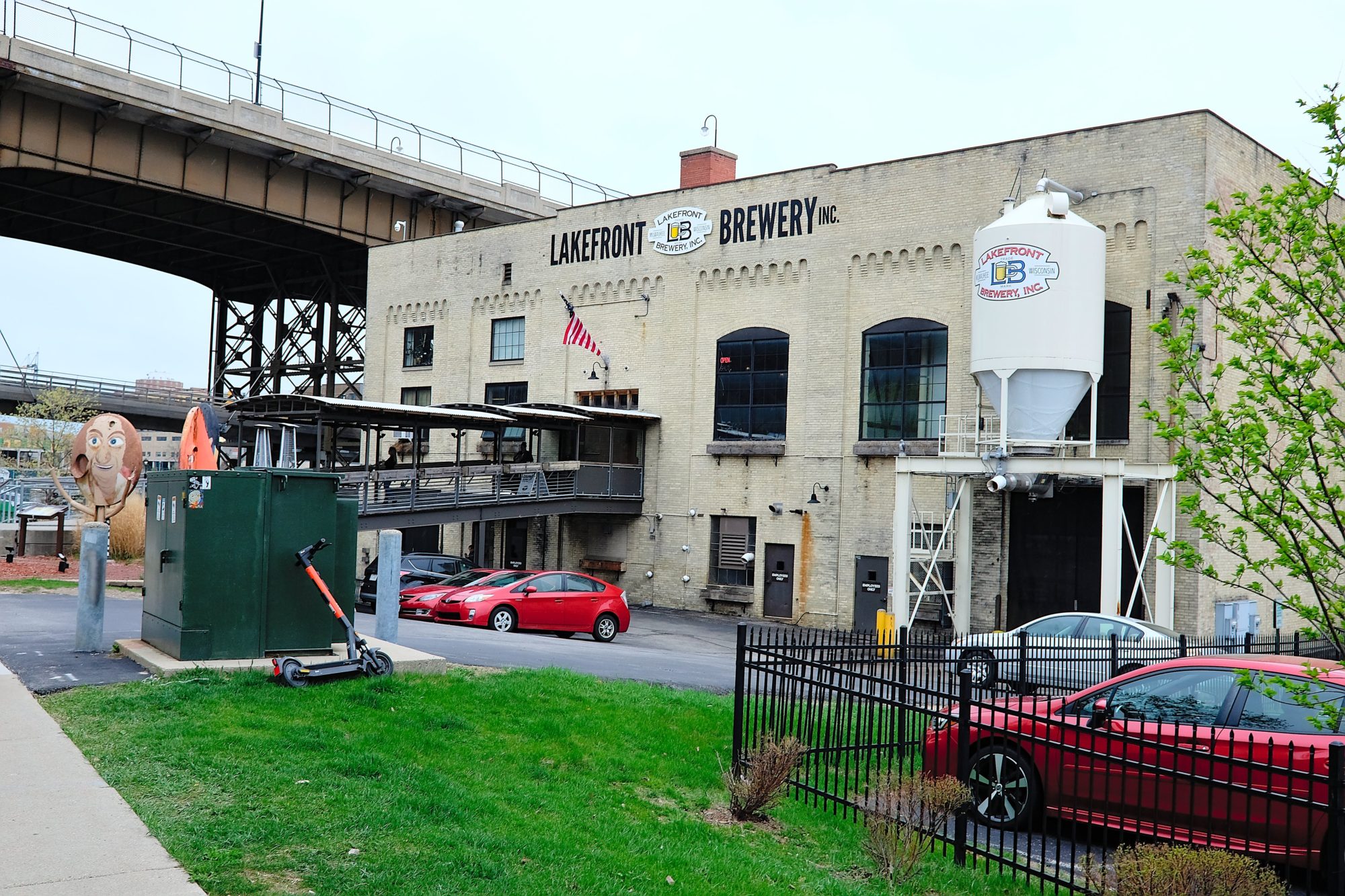 Exterior of Lakefront Brewery