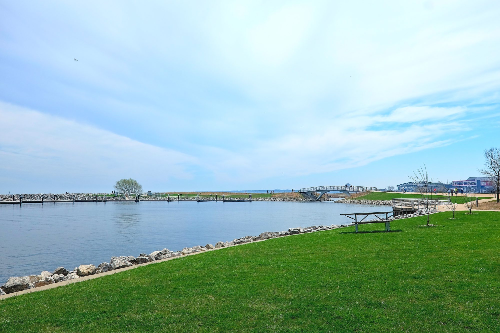 A view of Lakeshore State Park