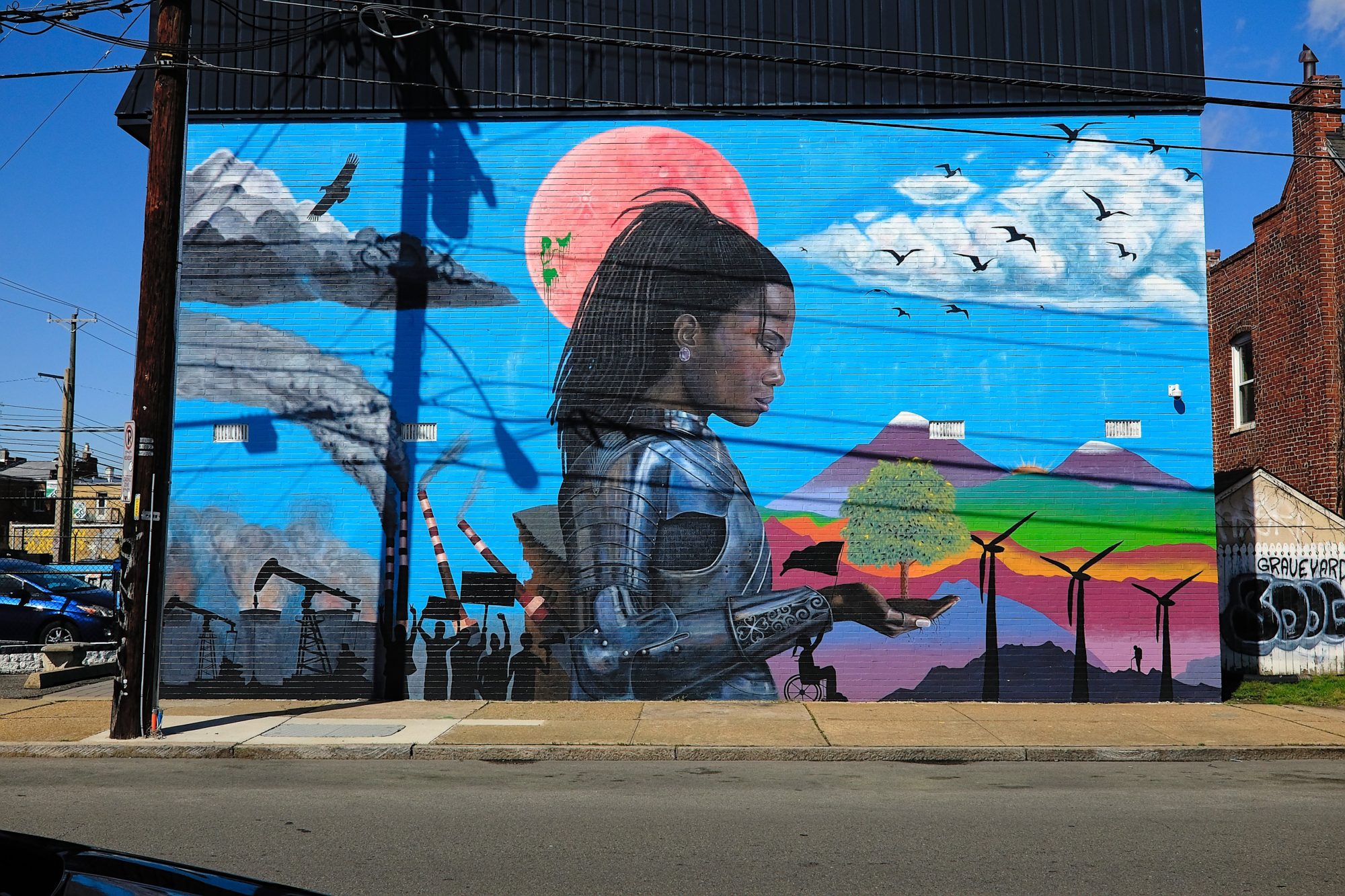 A vibrant mural in Richmond