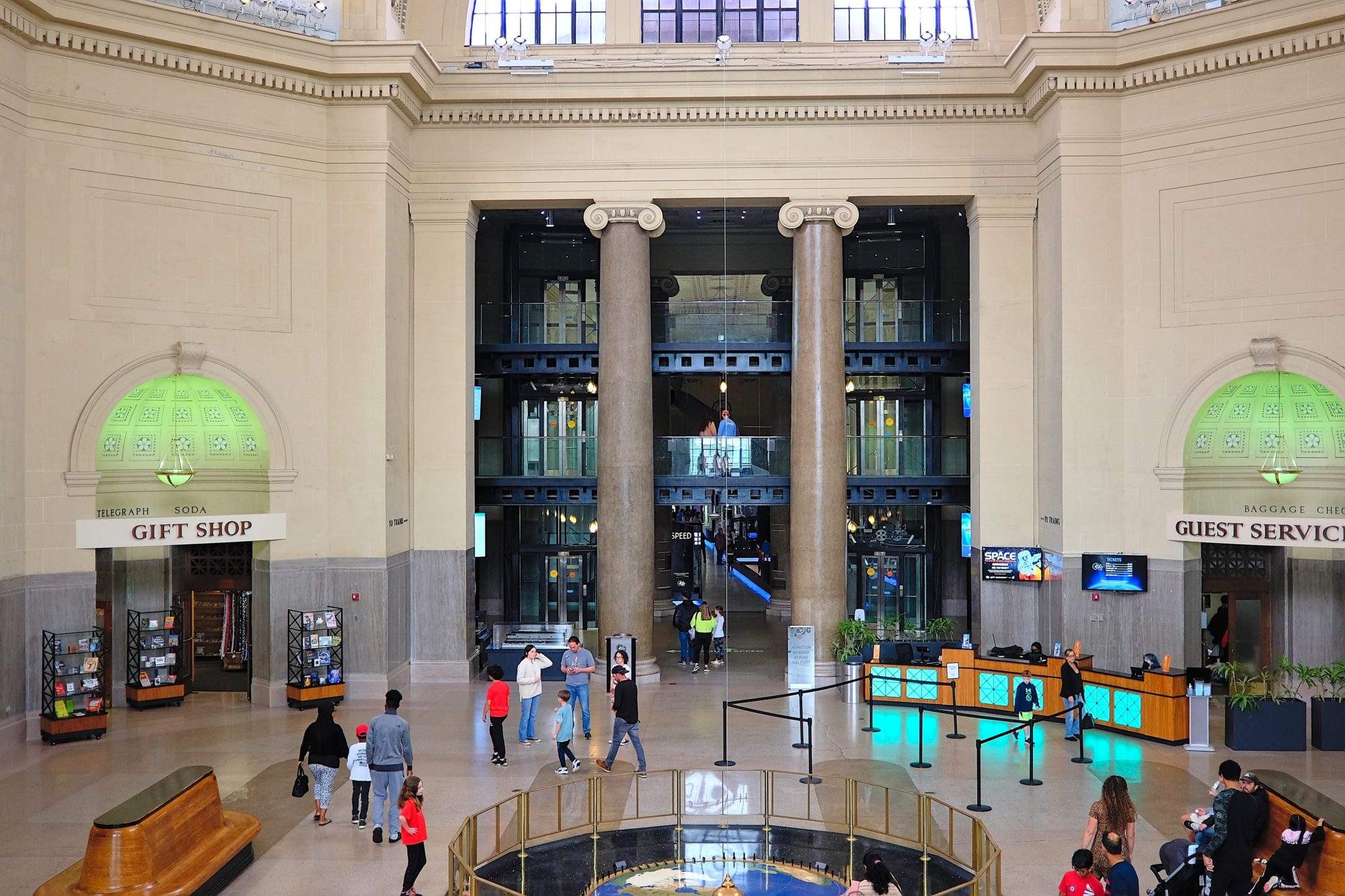 Interior of Science Museum of Virginia