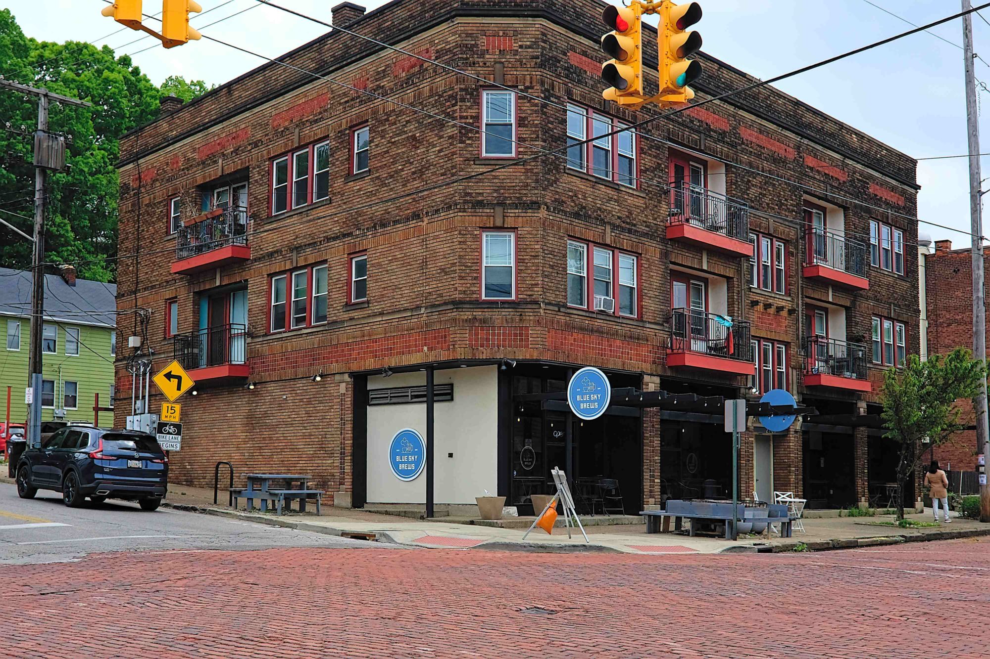 Blue Sky Brews building in Little Italy