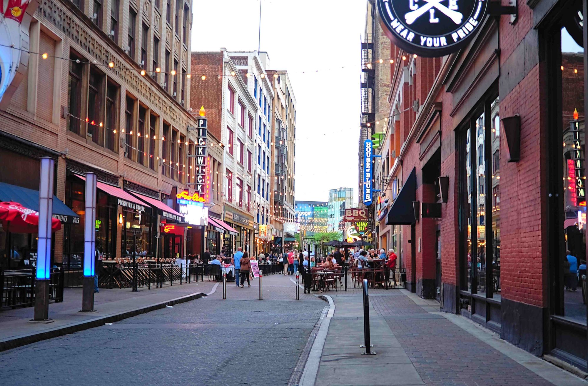 A view of East 4th Street in Cleveland