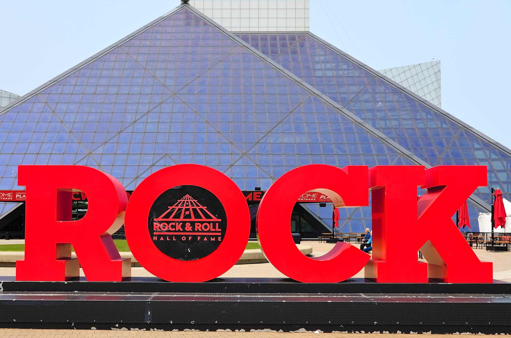 Exterior of the Rock & Roll Hall of Fame