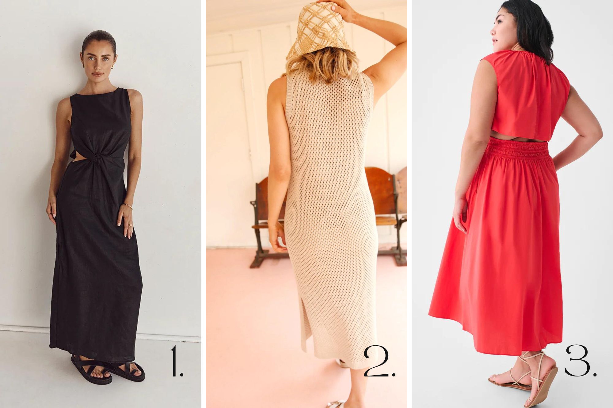 Three dresses for summer