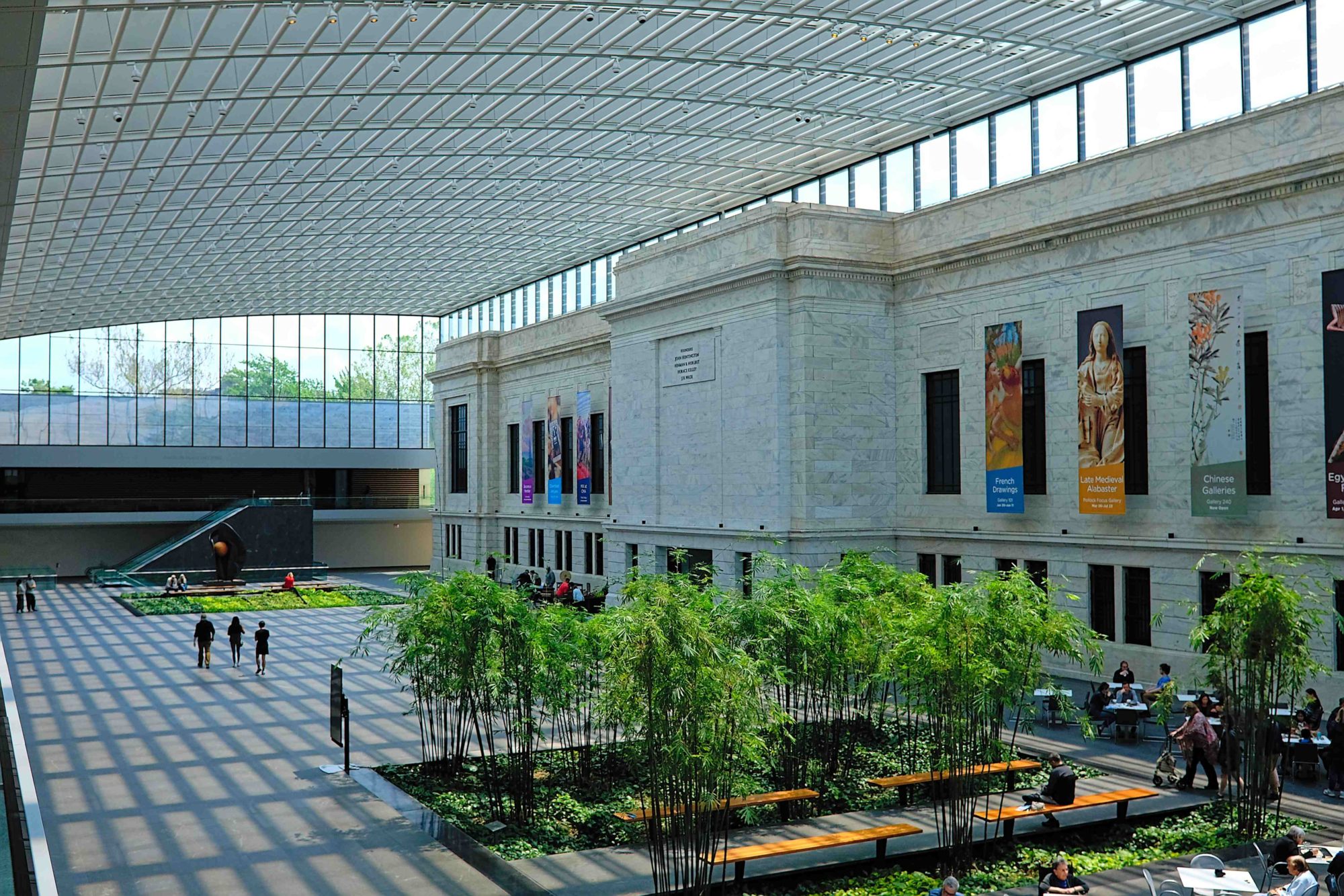 The light-filled Atrium at The Cleveland Museum of Art