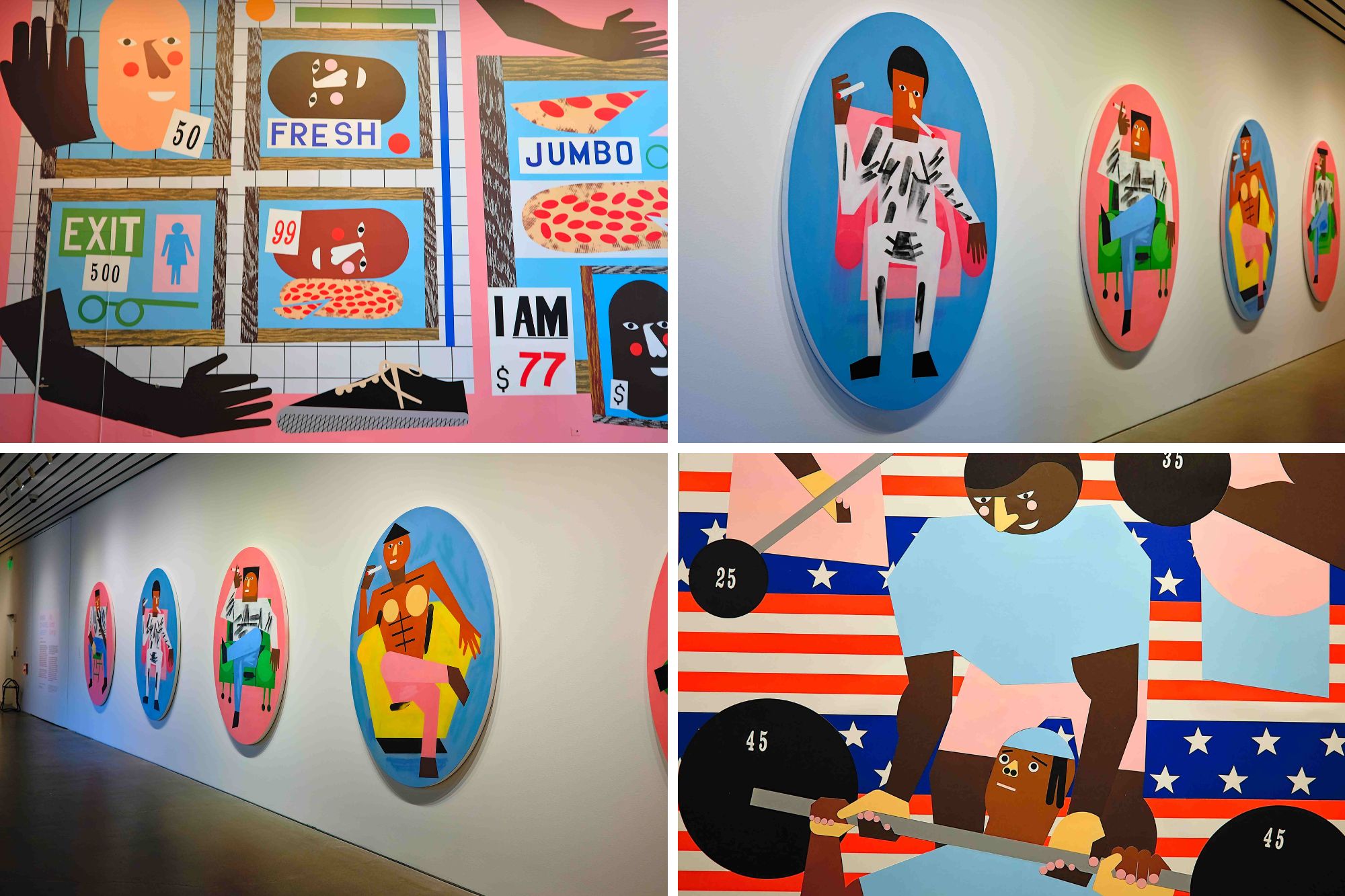 Works from Nina Chanel Abney at moCa