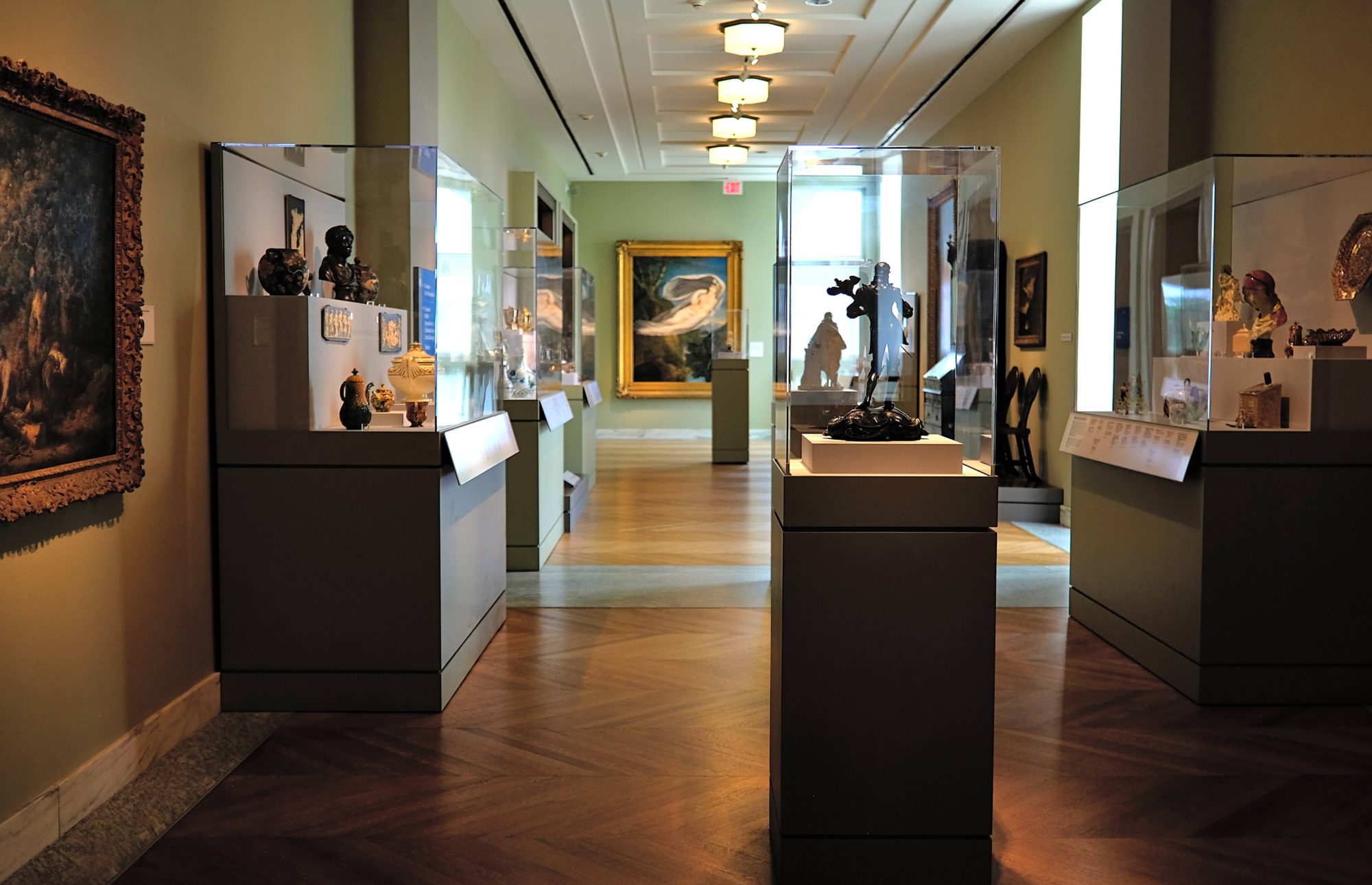 A gallery at the Detroit Institute of Art
