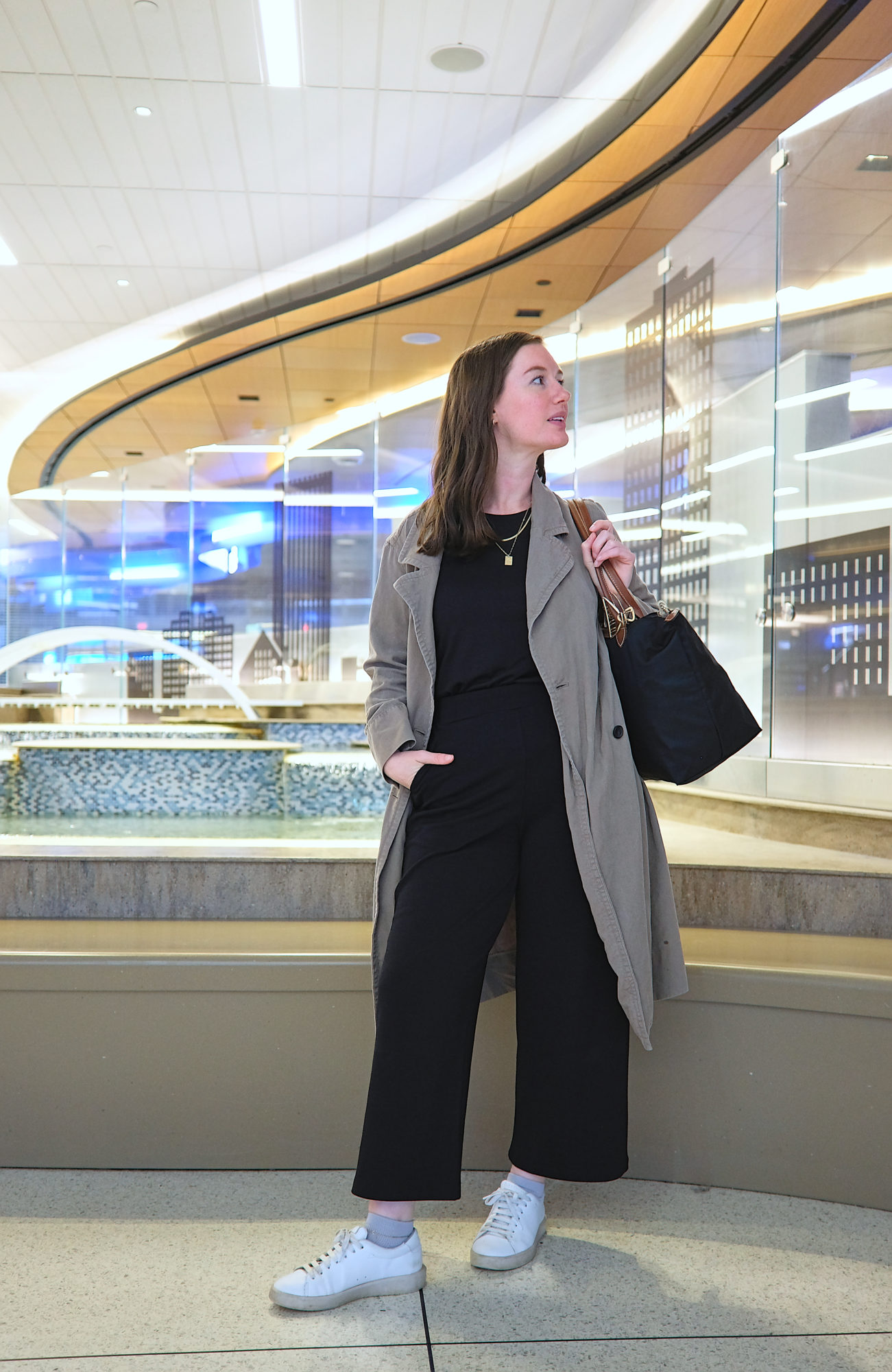 Alyssa at the Rochester Airport