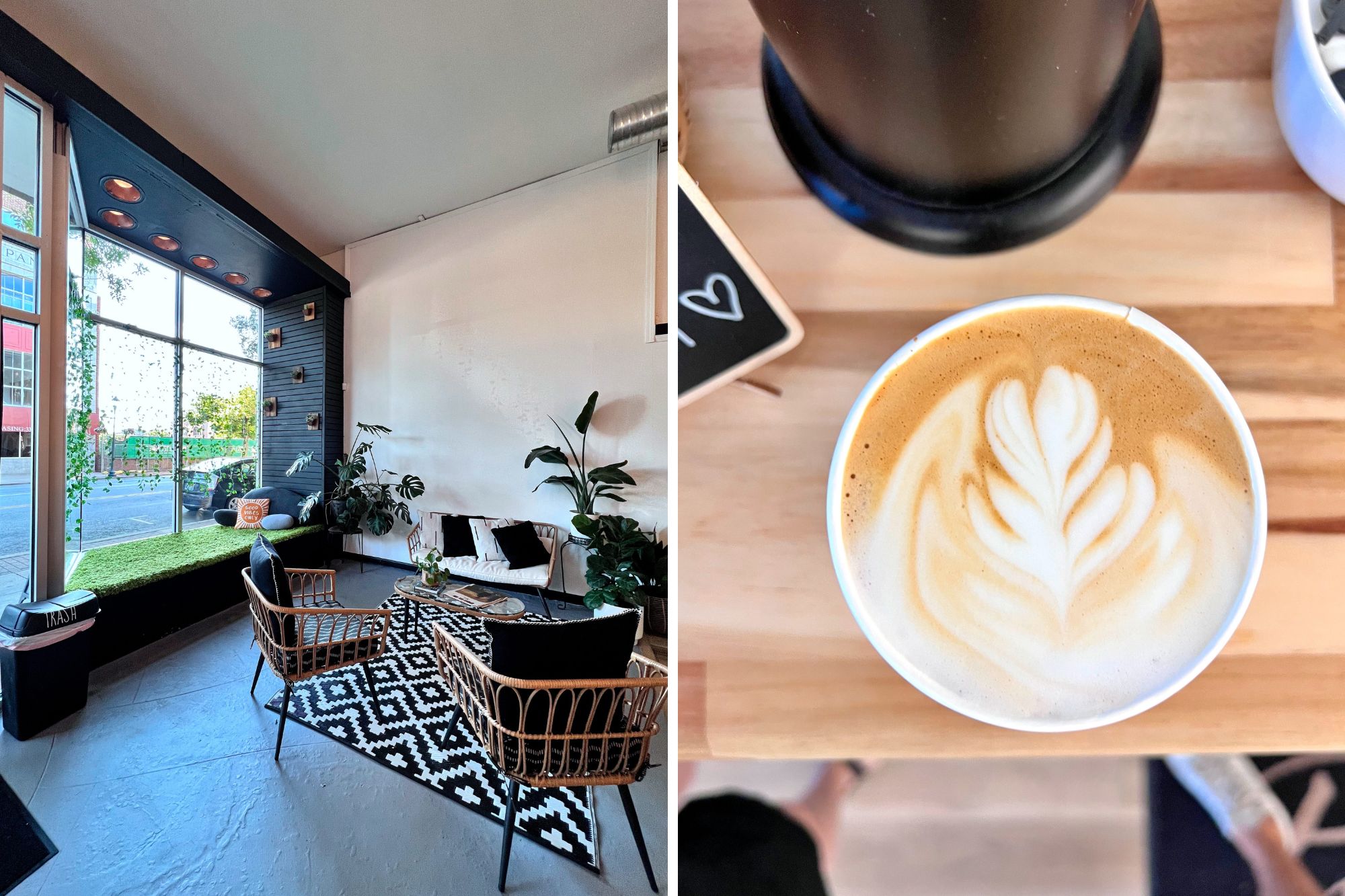 Interior of Northern Roots and a Flat White