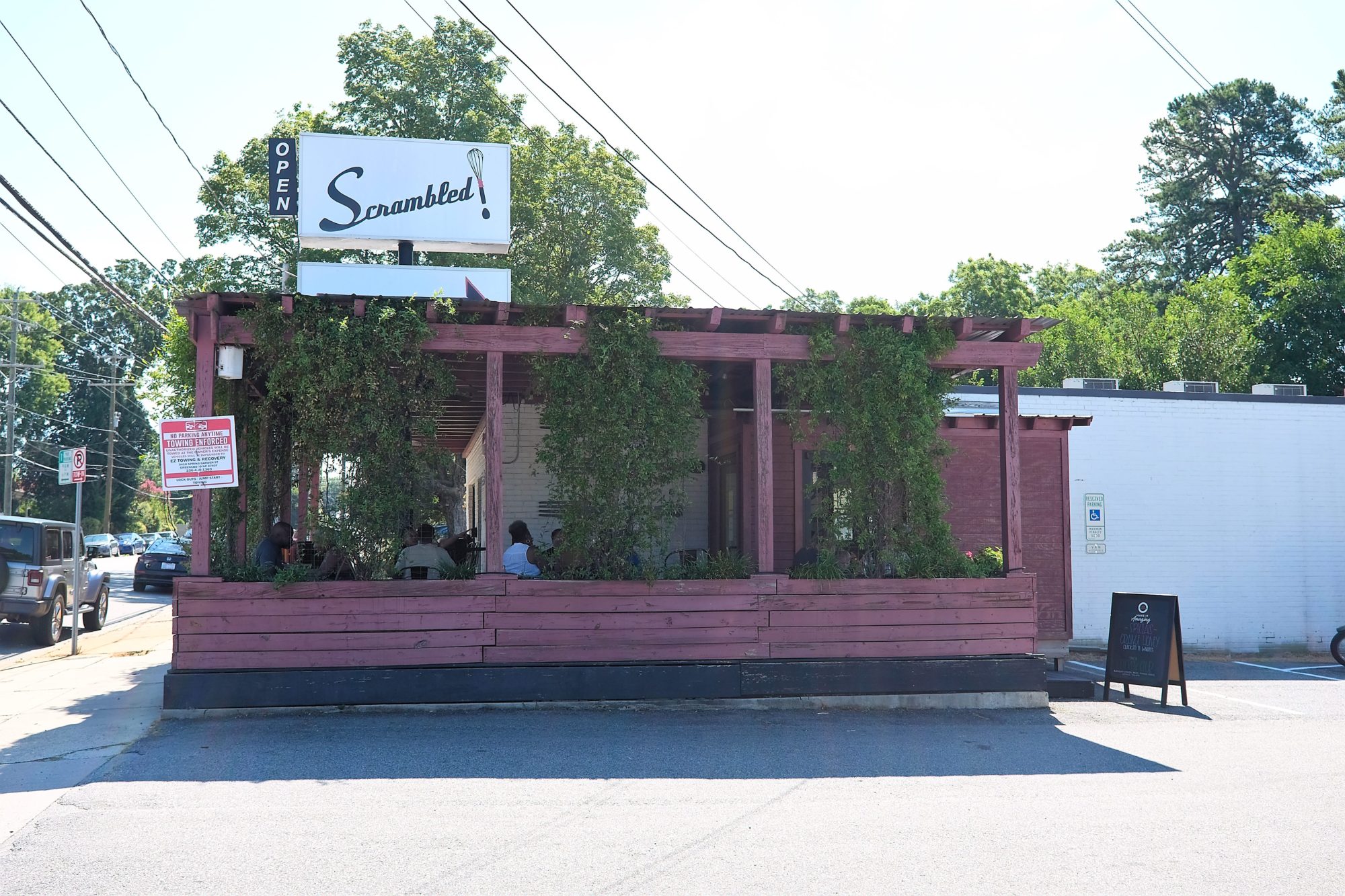 Exterior of Scrambled Southern Diner