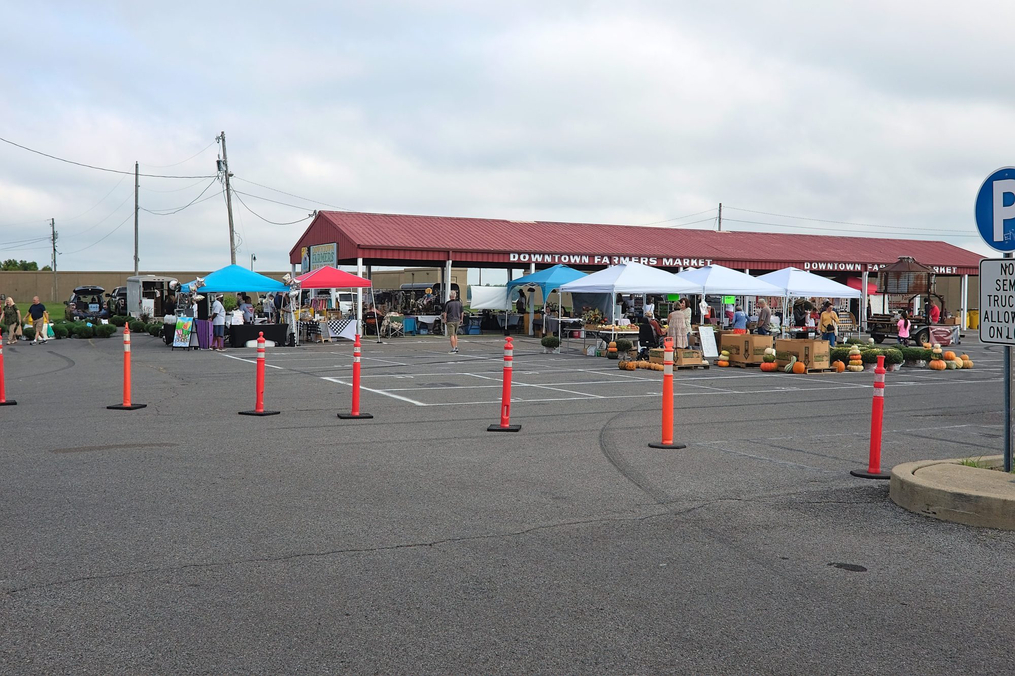 The Paducah Farmers Market as seen from afar