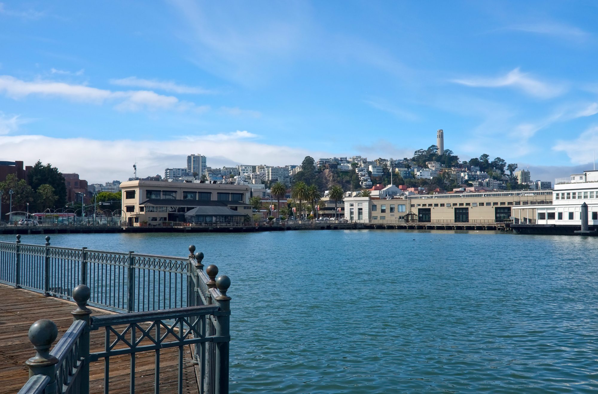 View of San Francisco from a pier