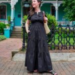 Trick or Chic: An Honest Review of Quince’s Cotton Tiered Maxi Dress