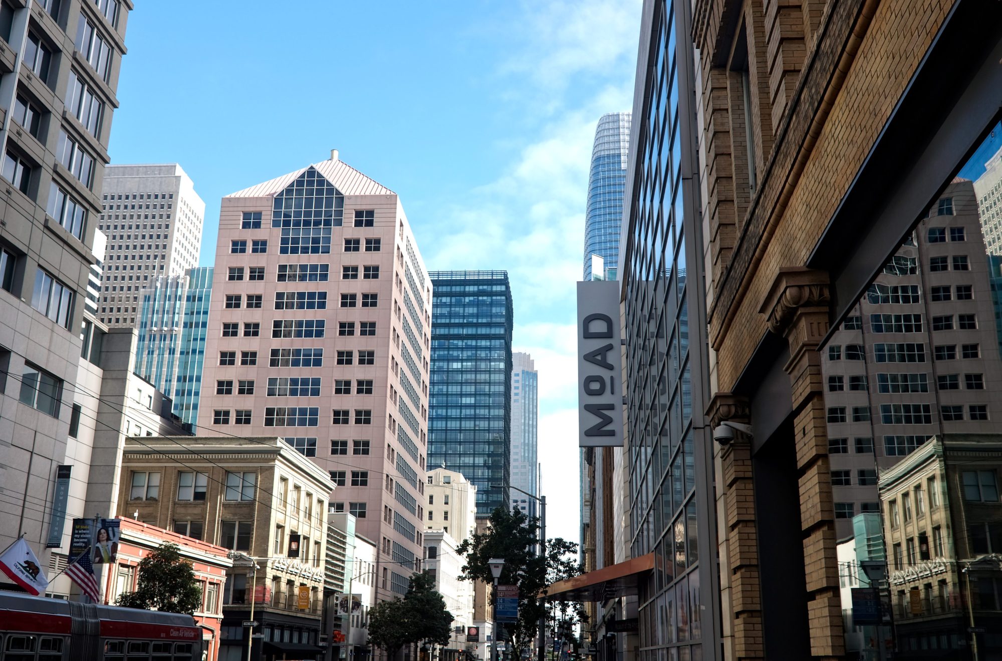 A street in downtown San Francisco