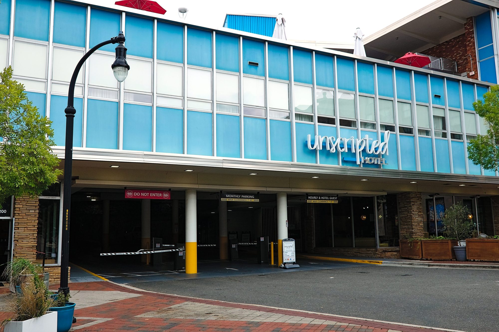 Exterior of the Unscripted Durham hotel