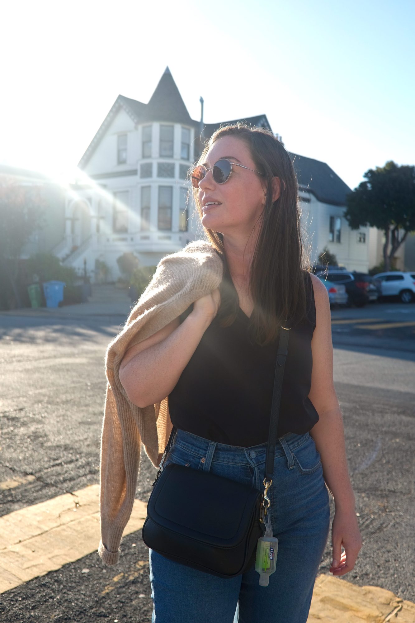 Alyssa walks around Potrero Hill