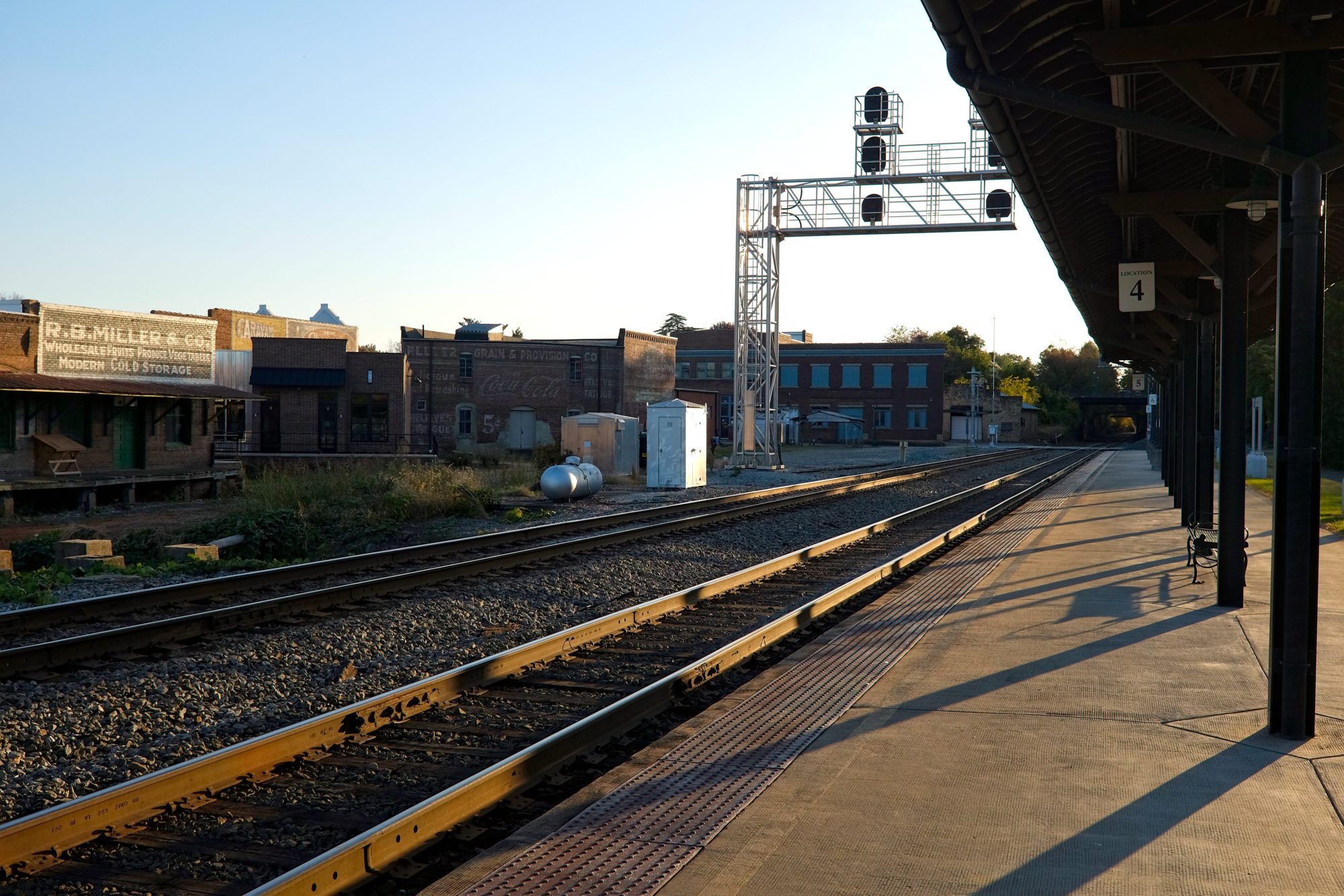 Amtrak Station in Salisbury, North Carolina