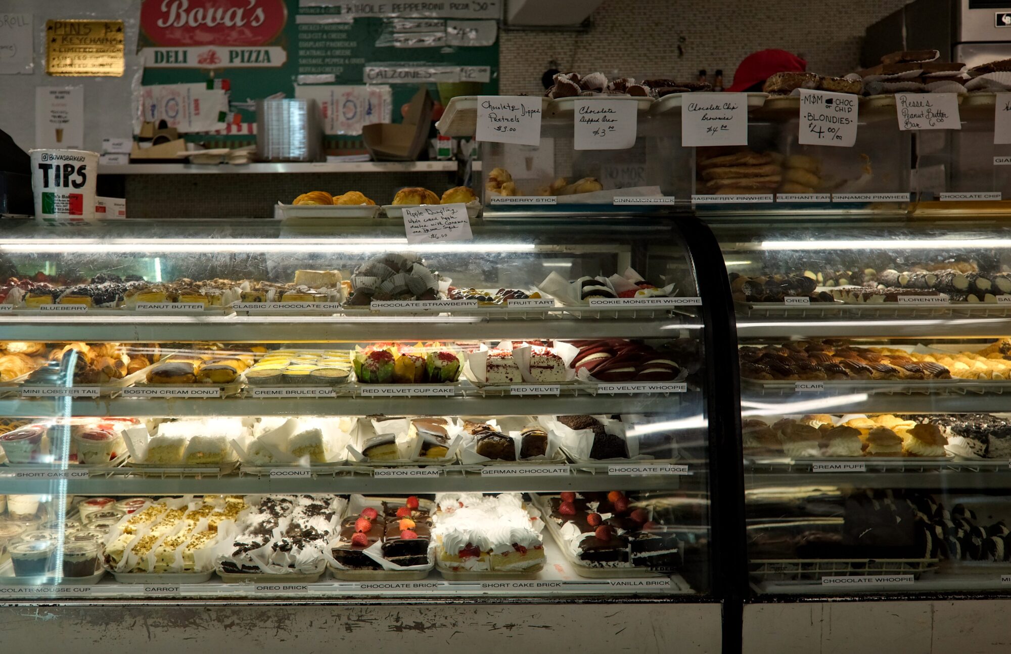 Cookie Case at Bova's Bakery