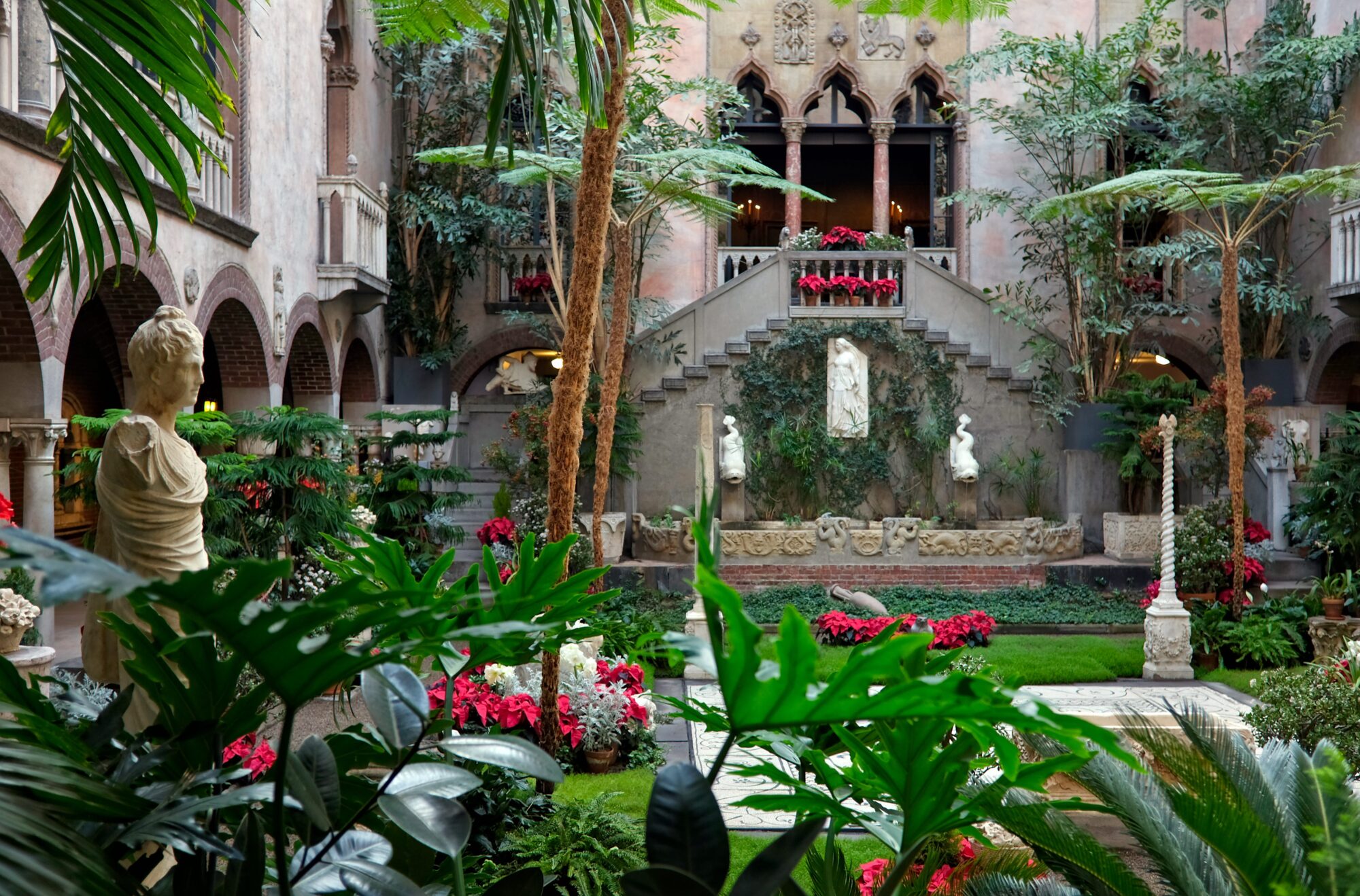 Courtyard at the Isabella Stewart Gardner Museum