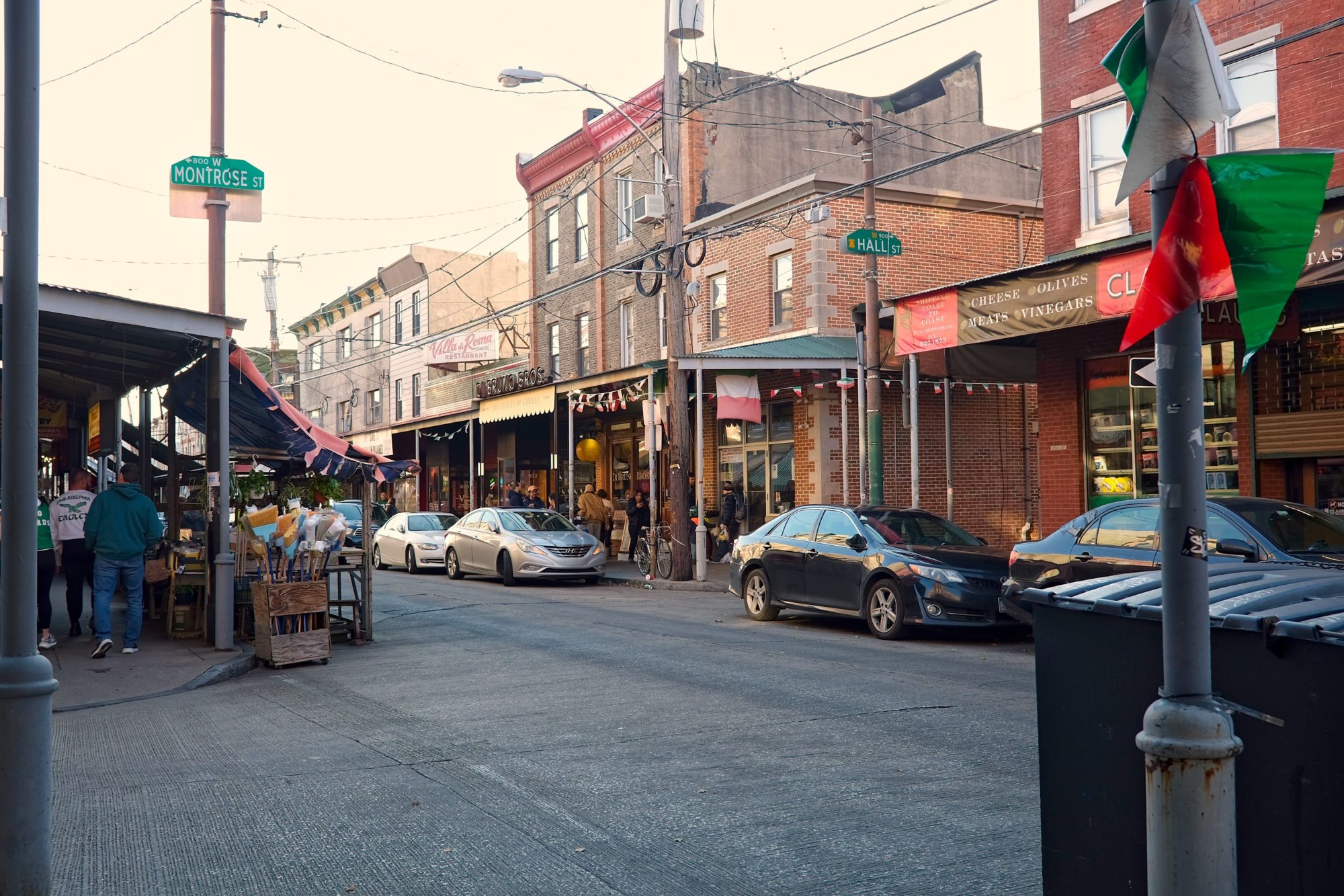 View of the Italian Market in Philadelphia
