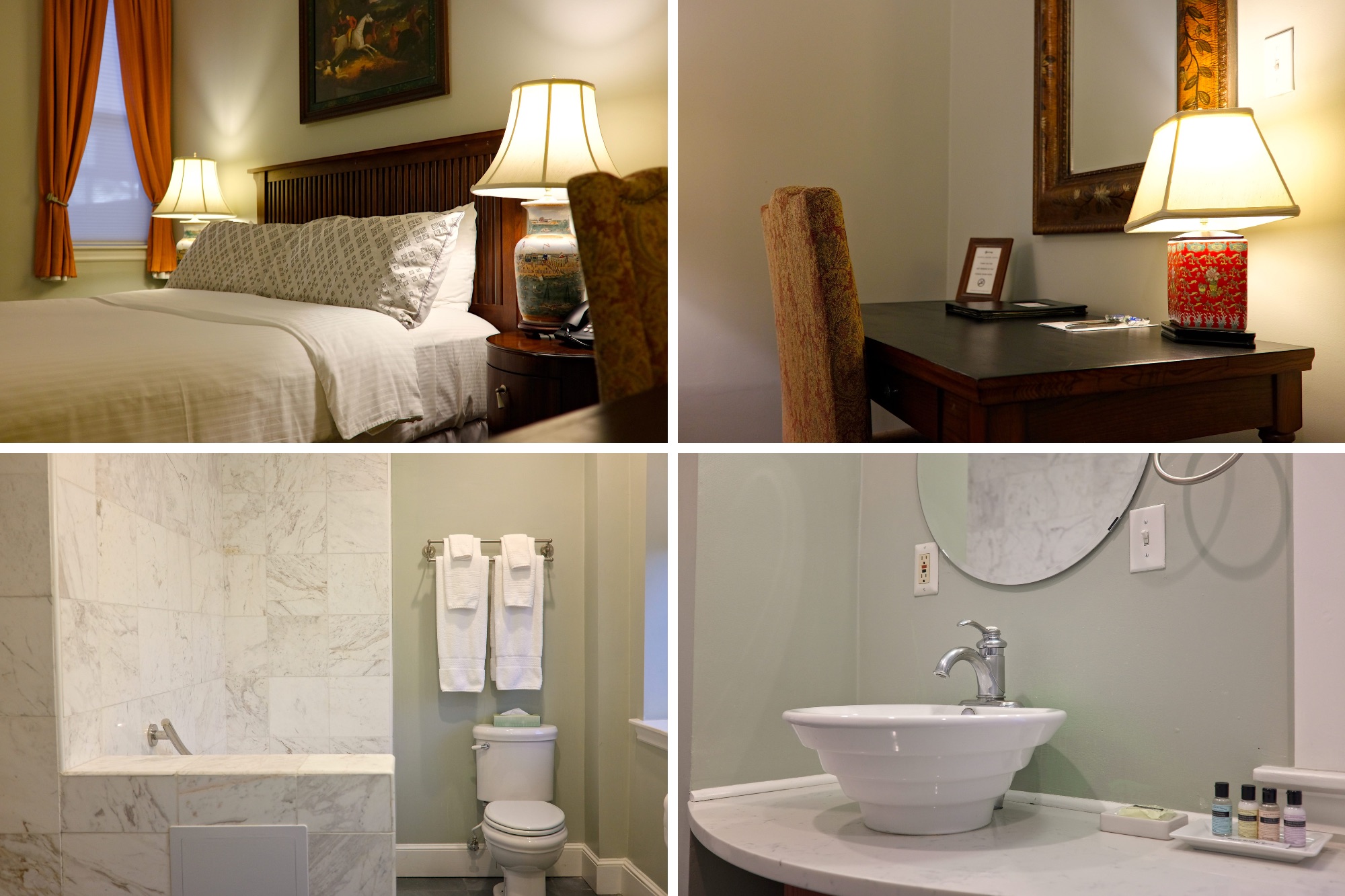 Four images in the Luxury Room 502