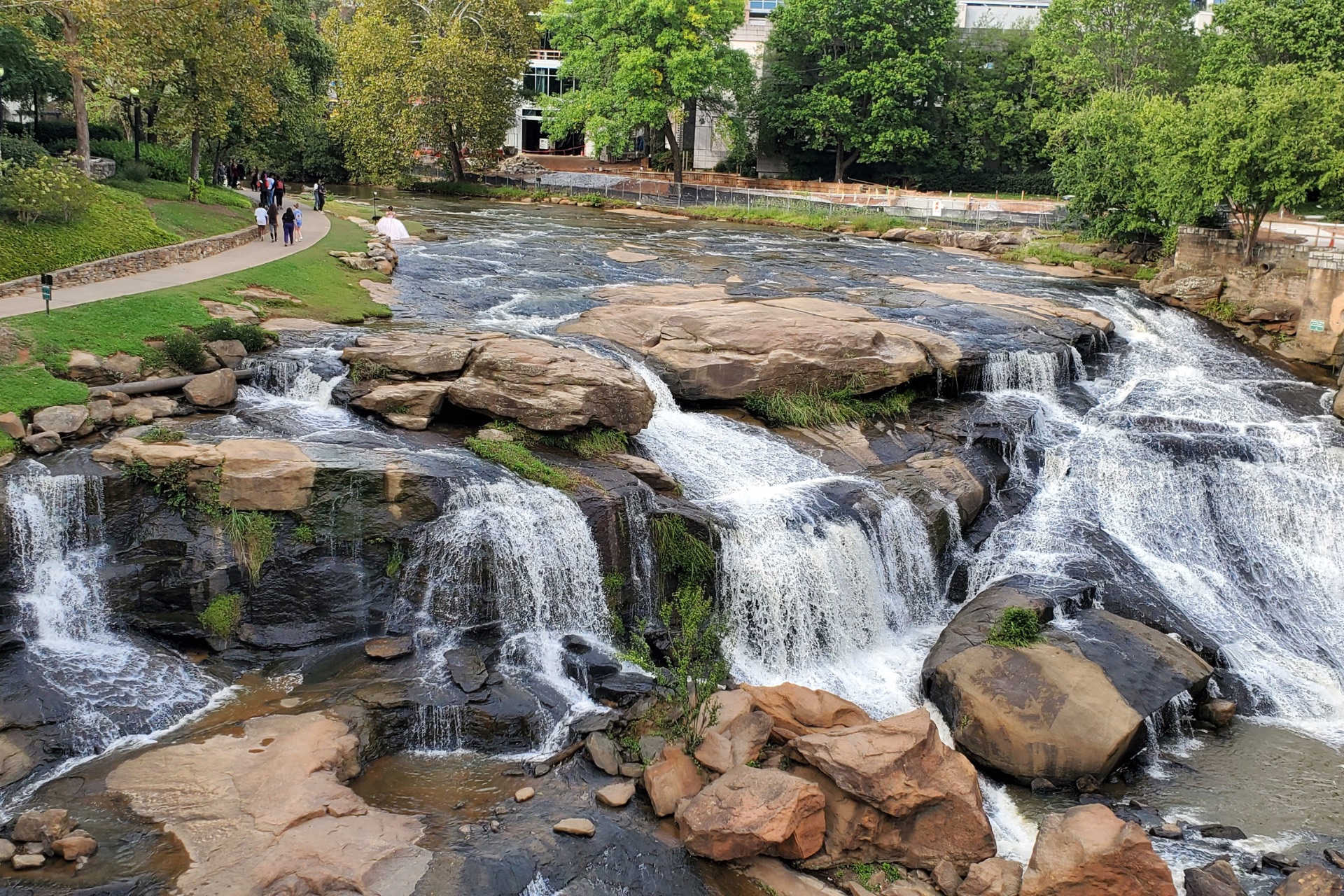 Waterfall at Falls Park on the Reedy
