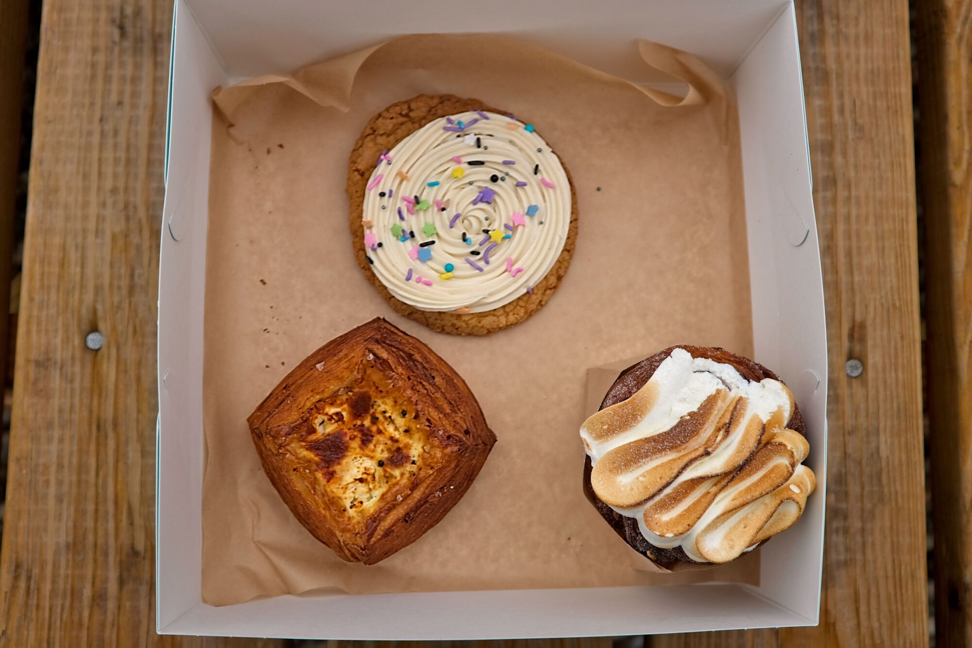 A trio of pastries from Virtuoso Breadworks in Waxhaw