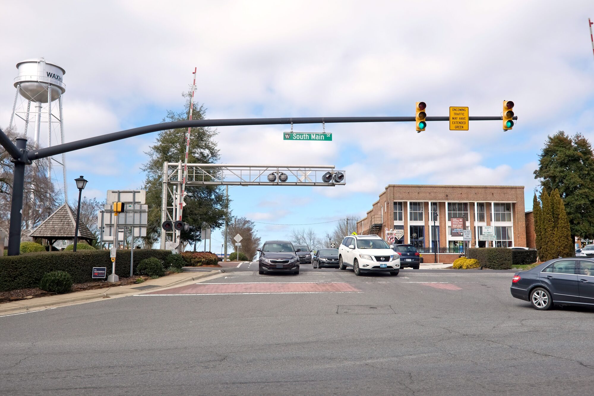 View of downtown Waxhaw from Main Street