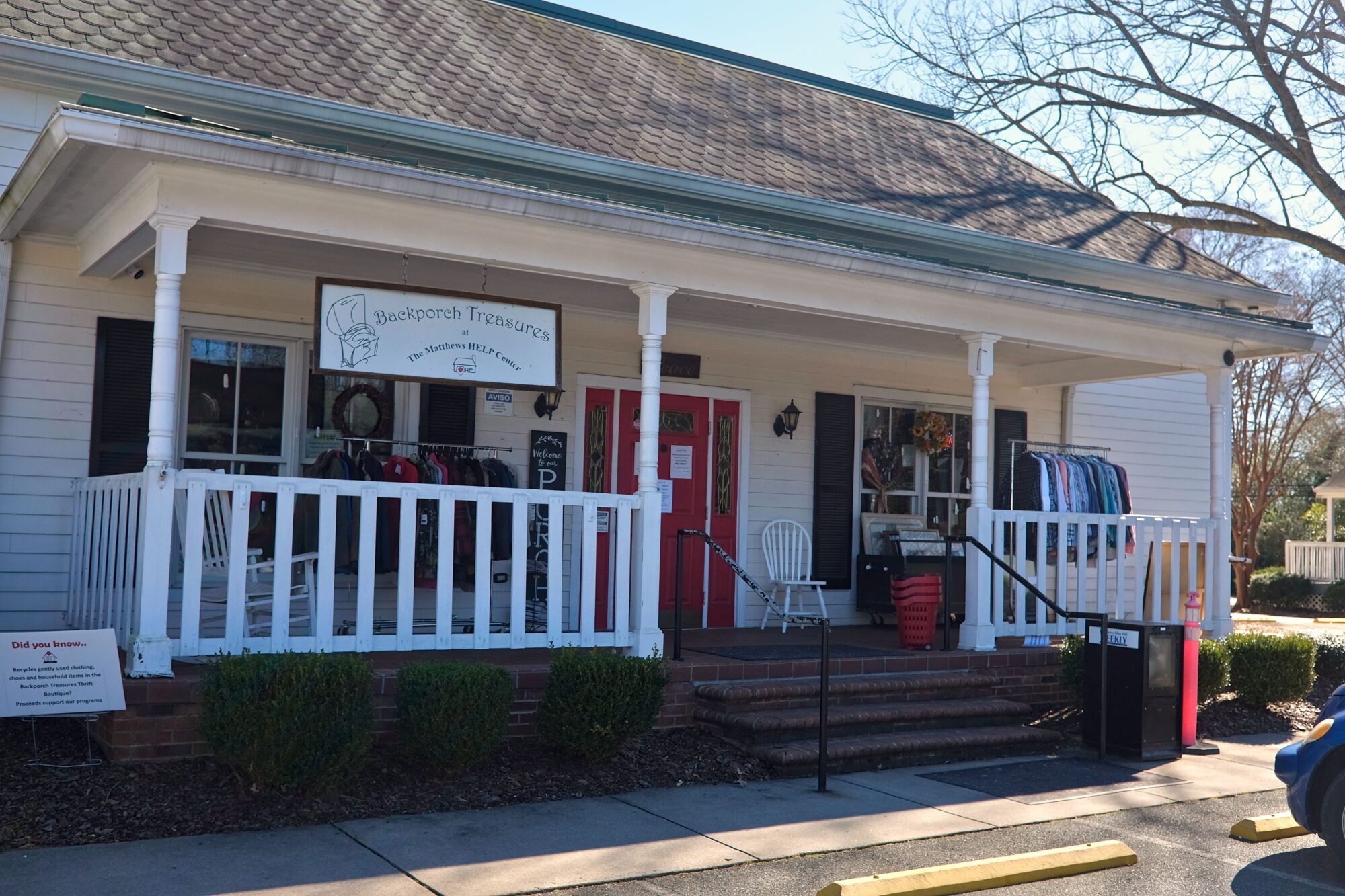 Exterior of Backporch Treasures in Matthews