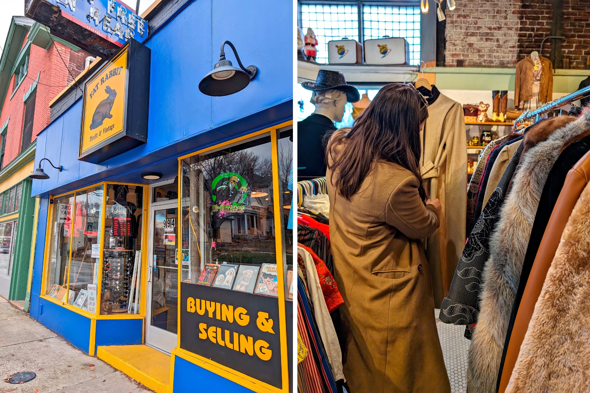 Two vintage shops in Louisville