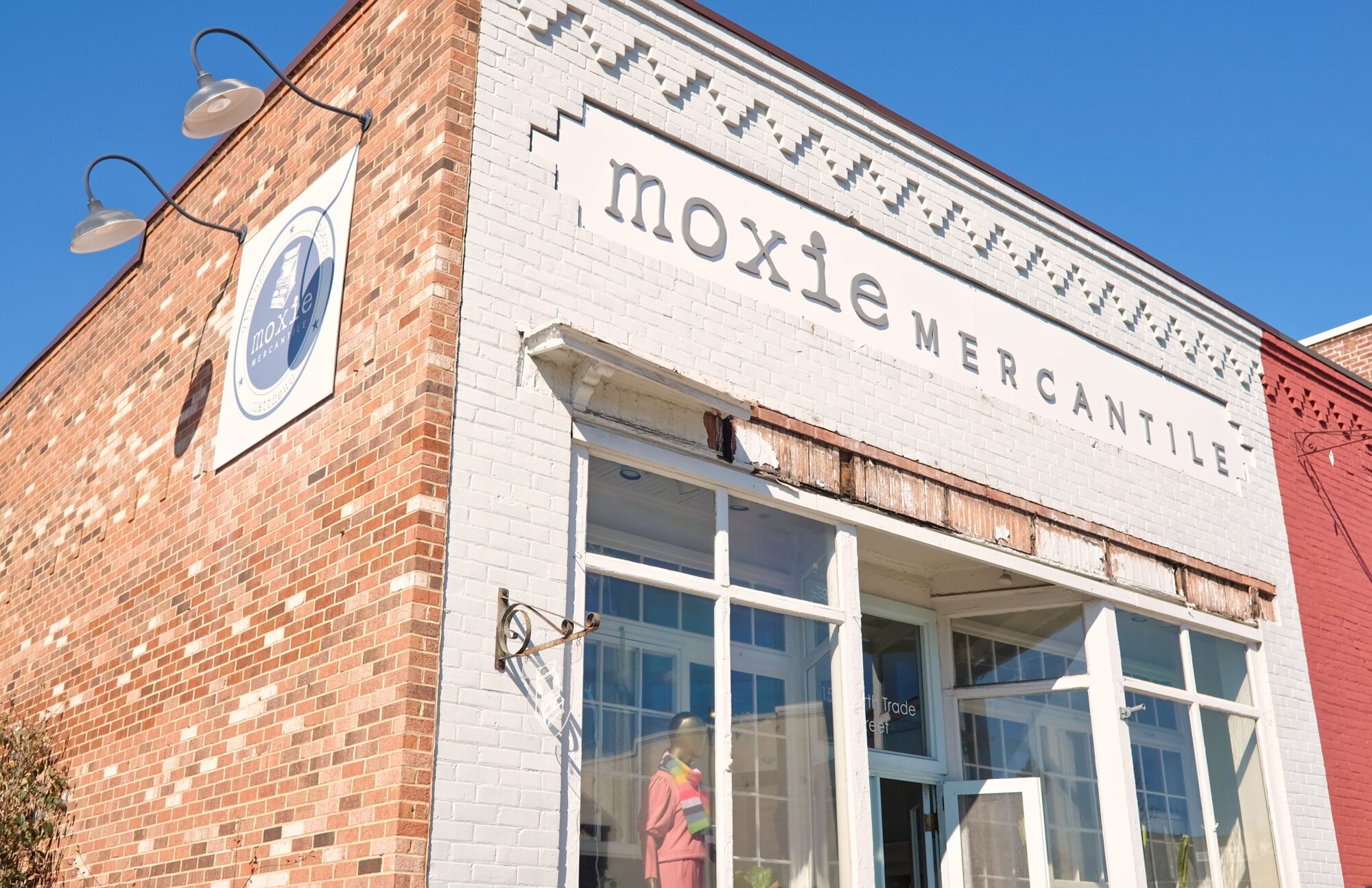 Exterior of Moxie Mercantile in Matthews, NC