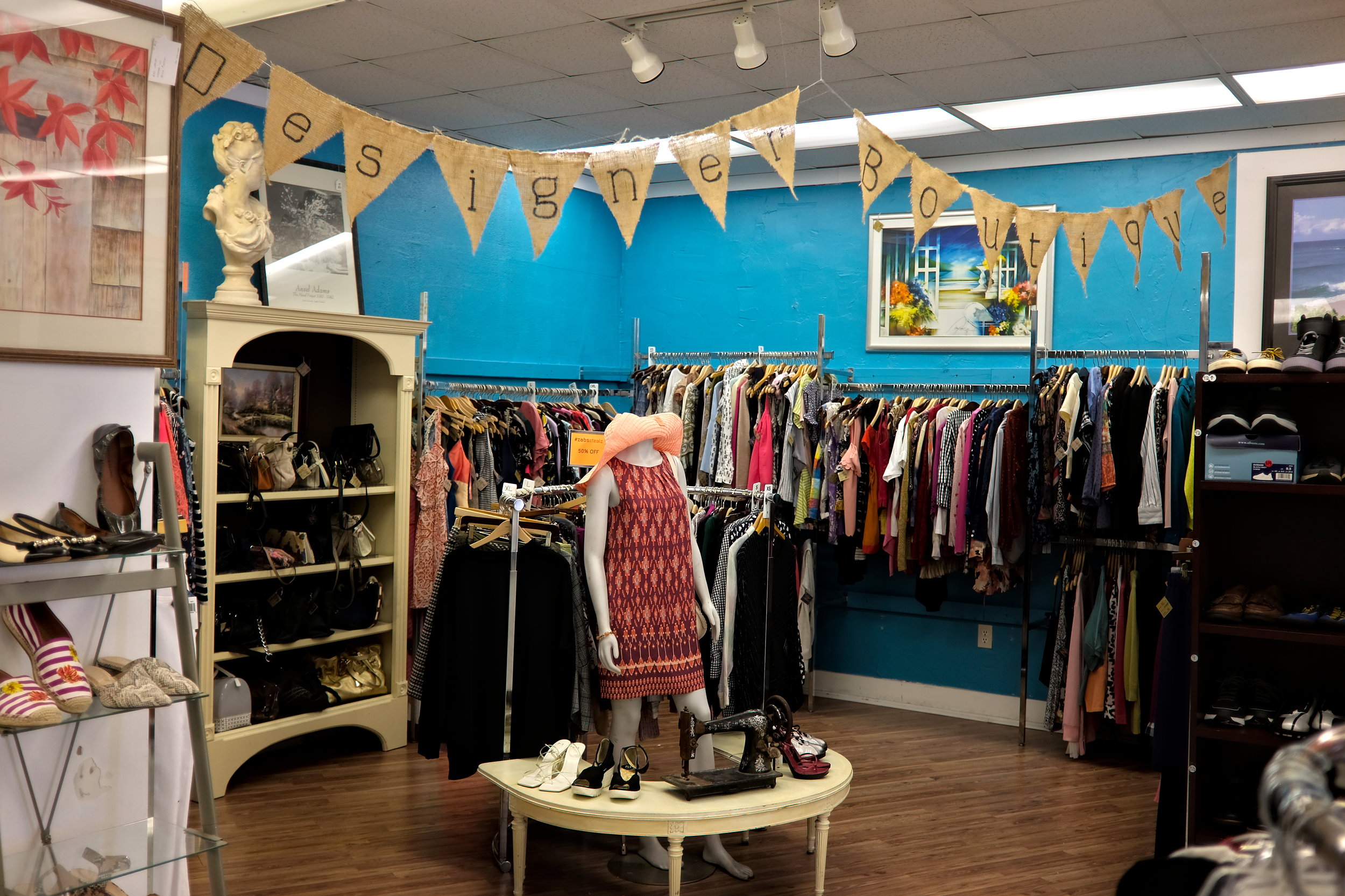 The designer boutique portion of ZABS Placa