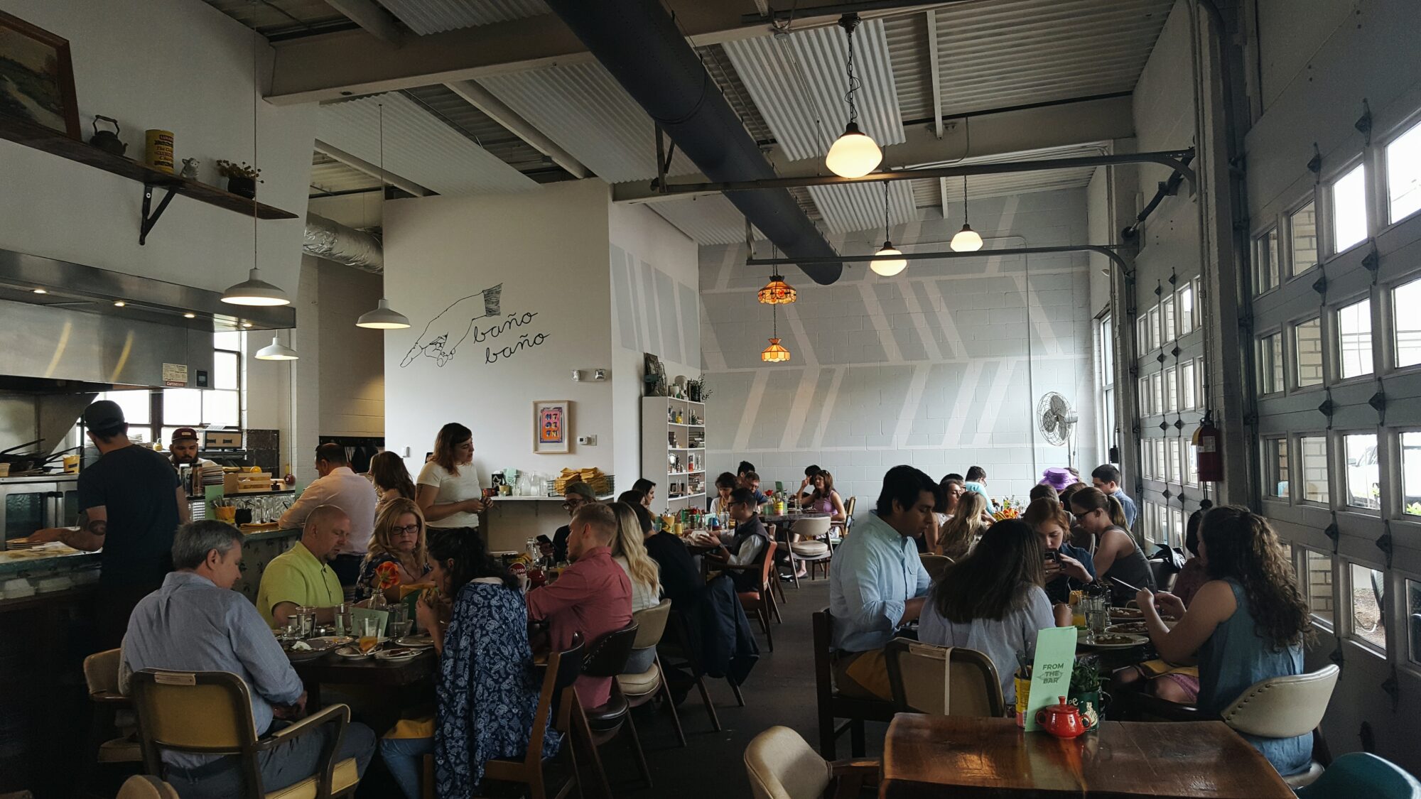 A group of diners at Milktooth in Indianapolis