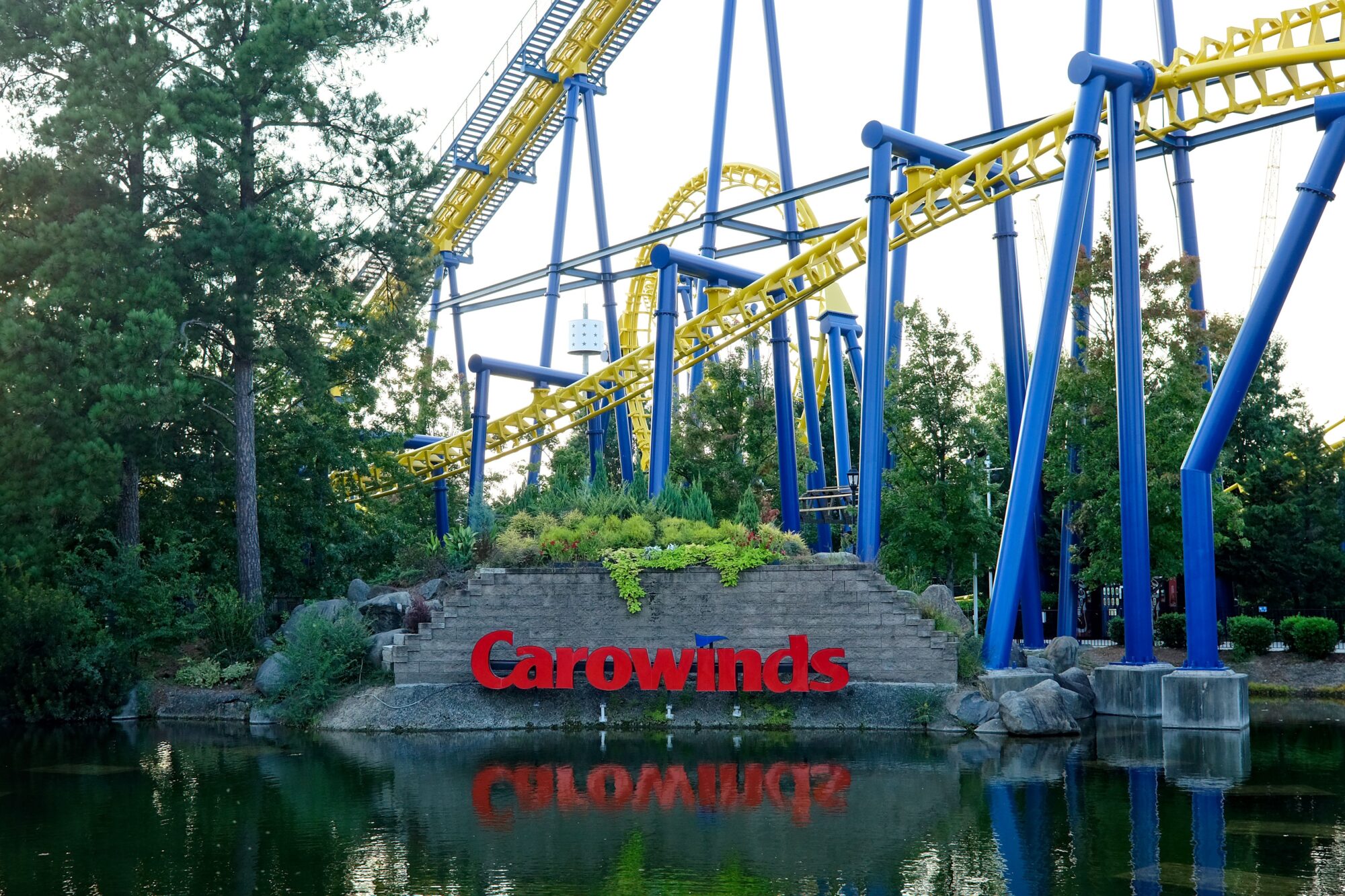 View of Nighthawk at Carowinds