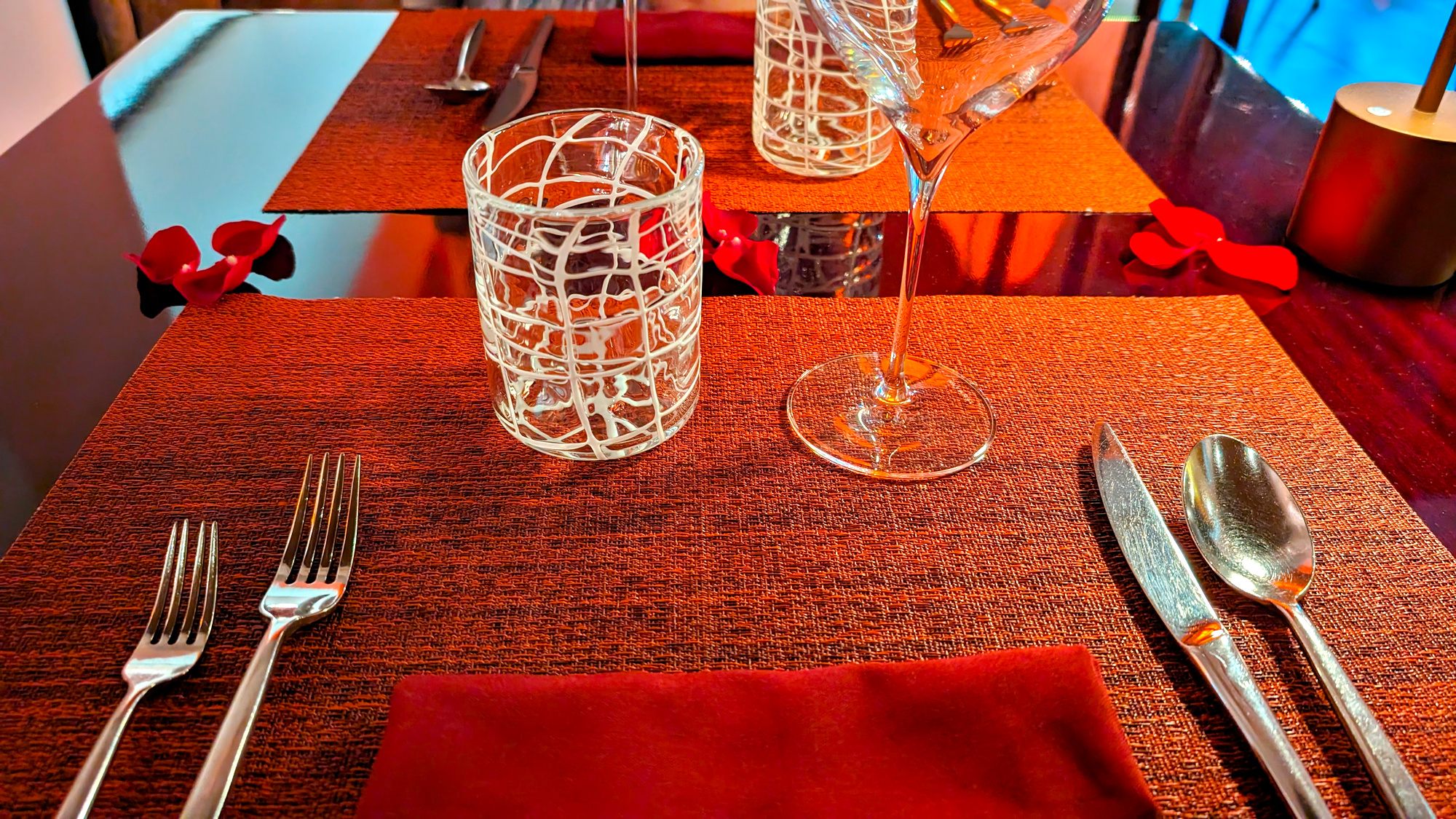 The table setting at Marmalade