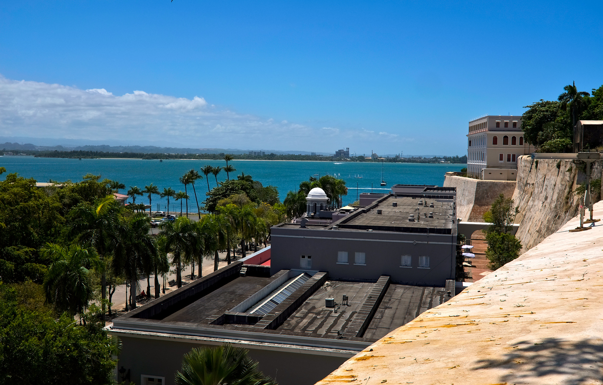 View of the port in Old San Juan