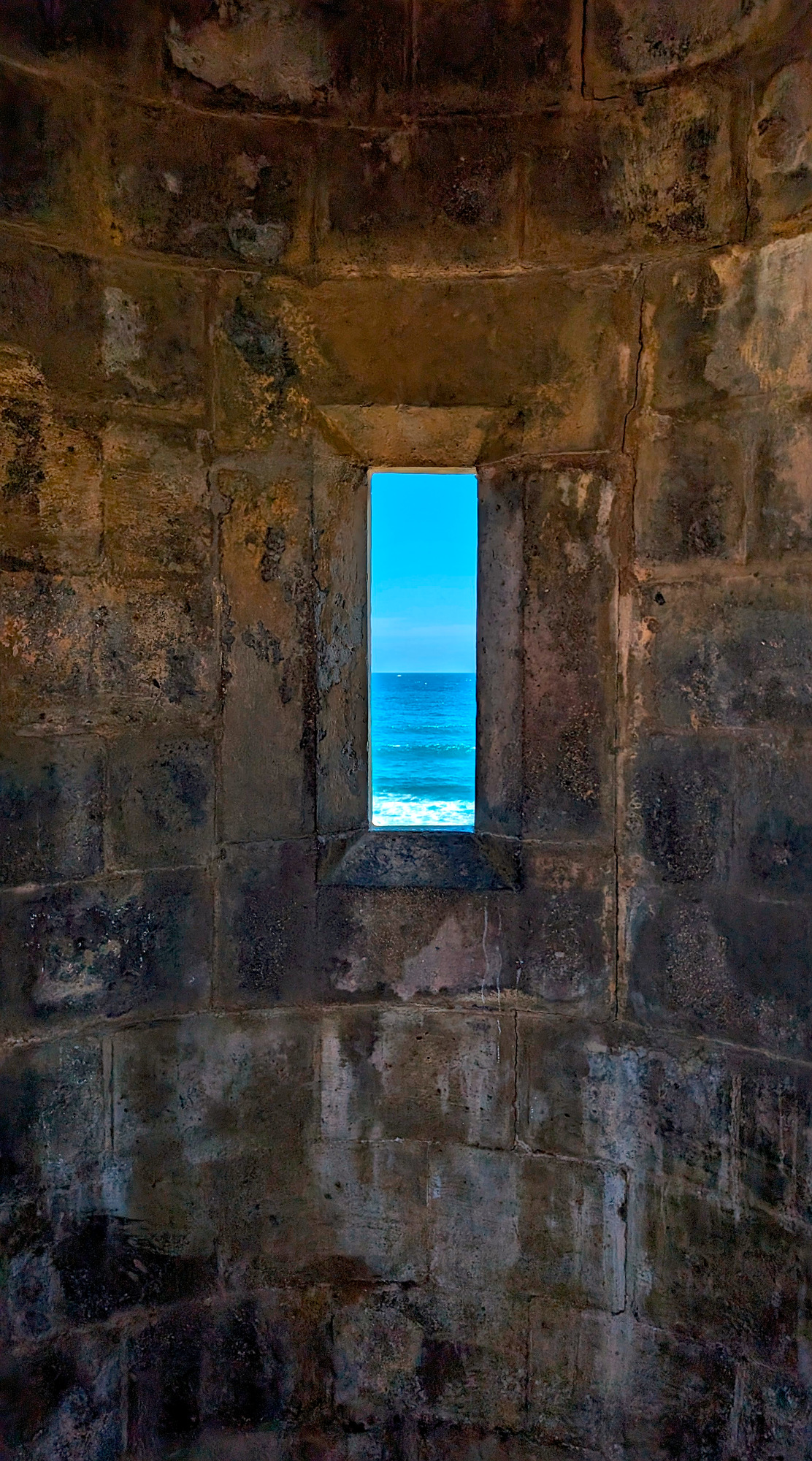 View of the sea from a Garita