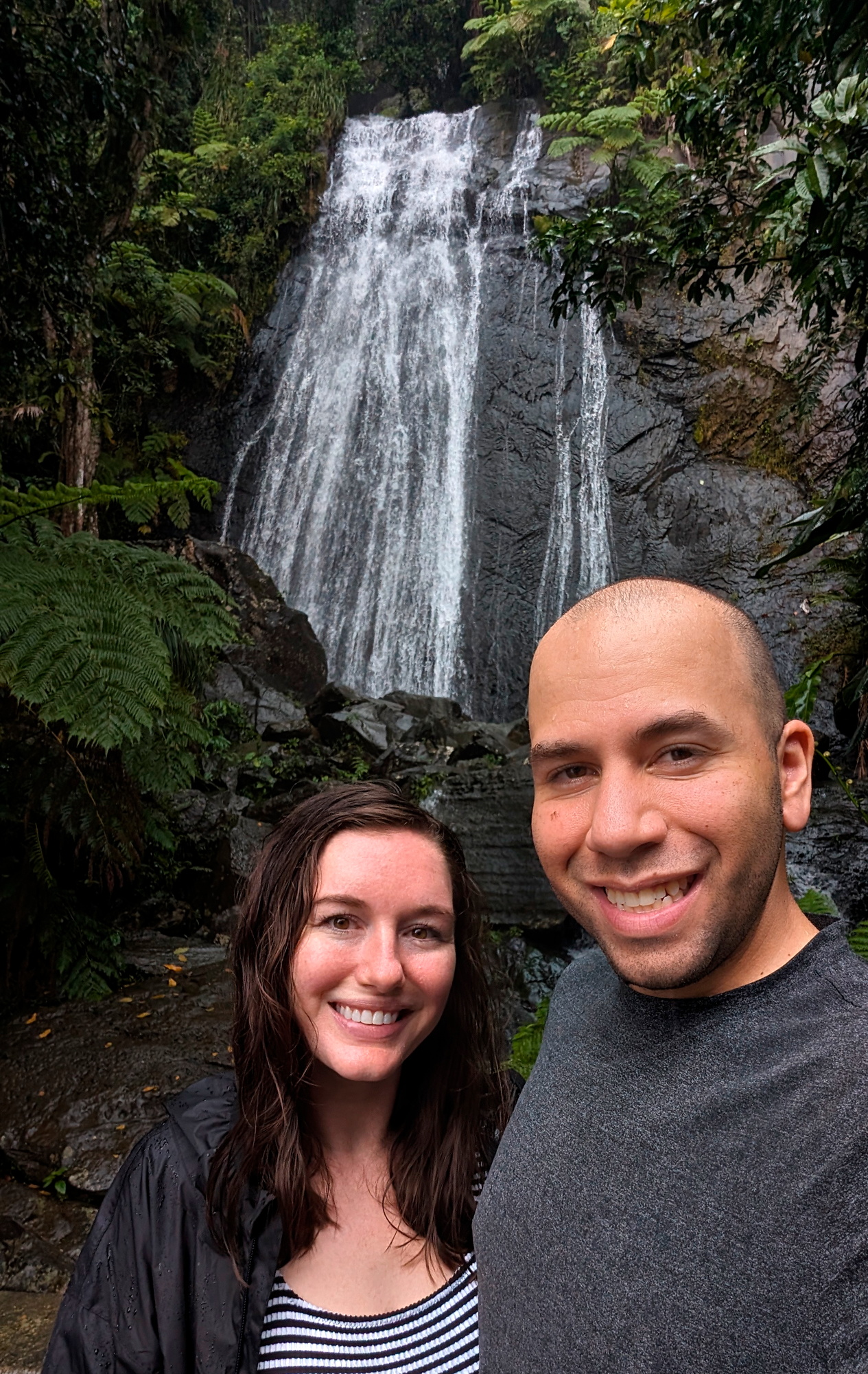Alyssa and Michael at La Coca Falls