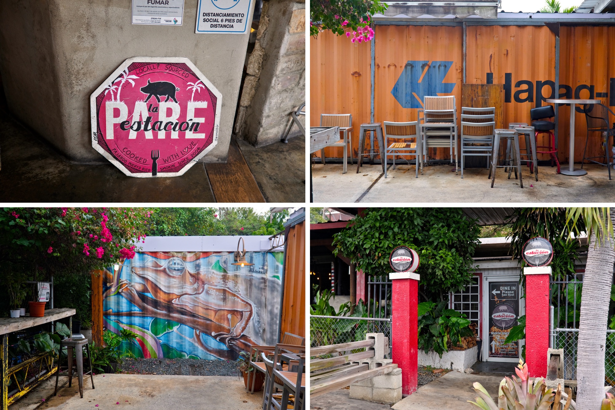 Scenes from La Estación in Fajardo