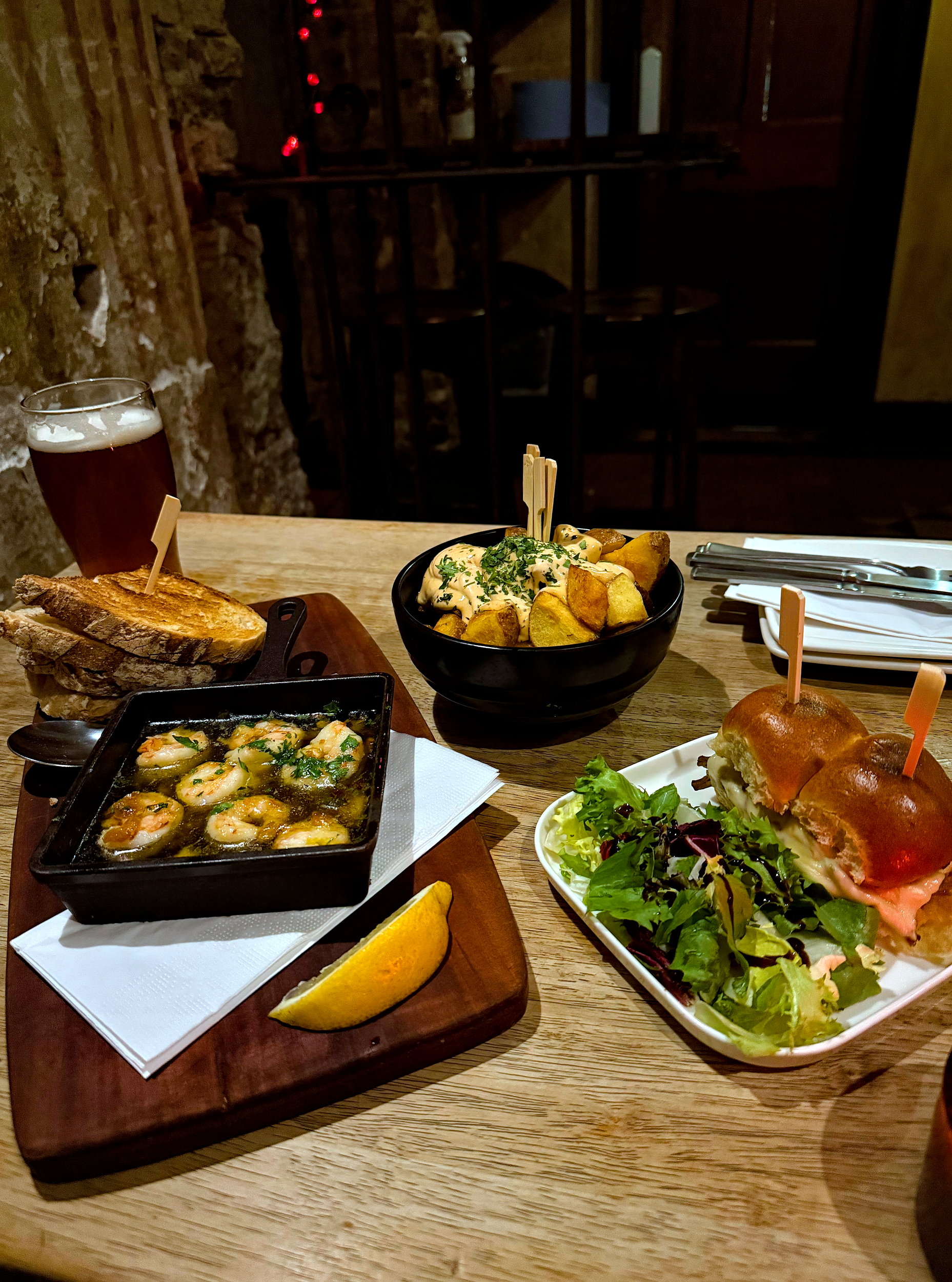 An assortment of small plates at Arthur Mayne's Pharmacy in Cork