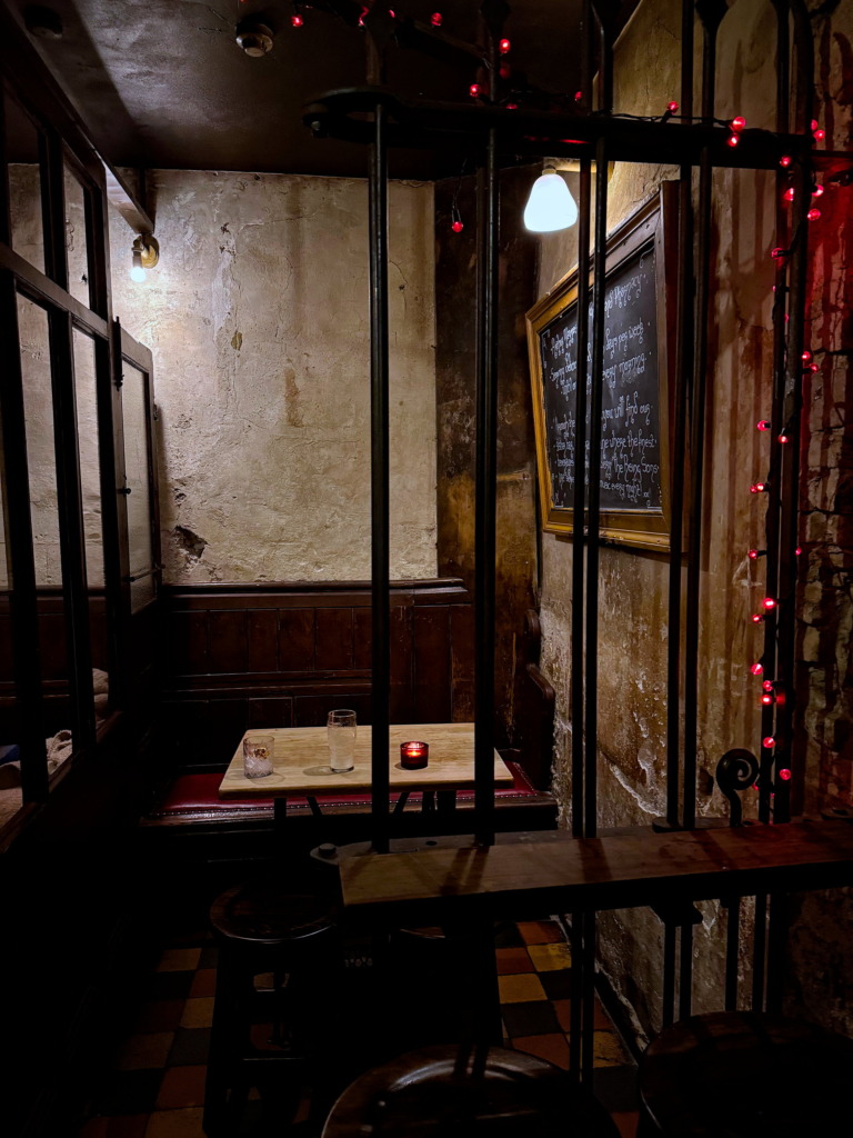 A dining area at Arthur Mayne's Pharmacy in Cork
