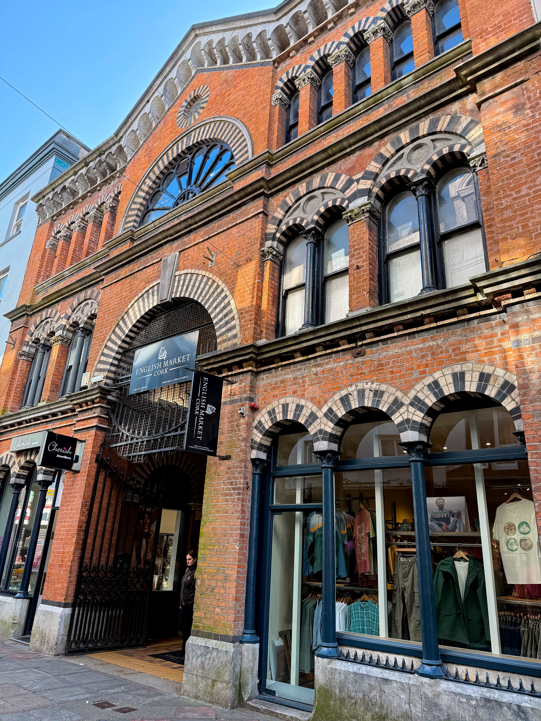 View of The English Market in Cork from the street