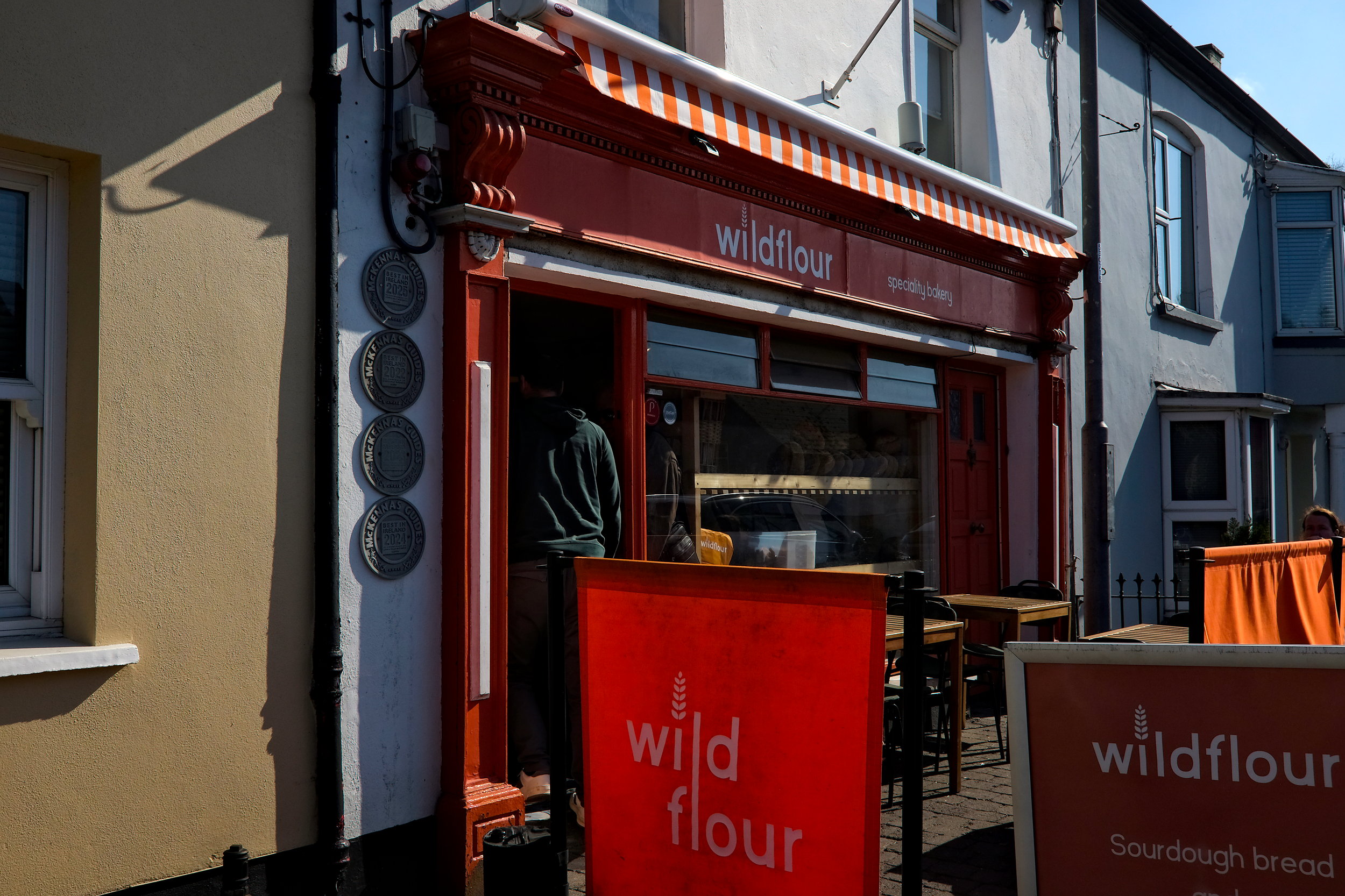 Entrance to Wildflour Cork in the village of Innishannon
