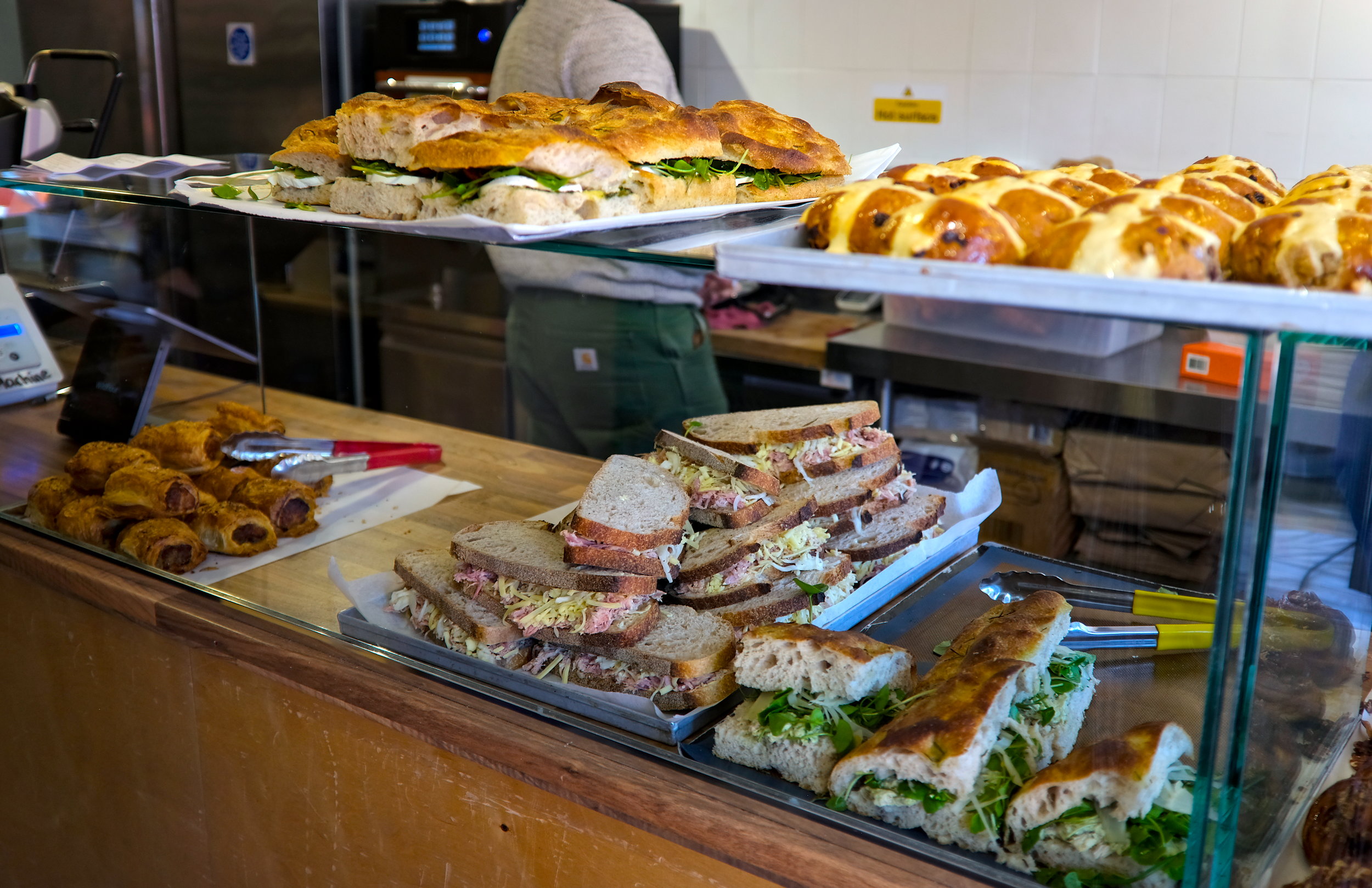 Savory sandwiches and goodies at Wildflour Cork in Innishannon