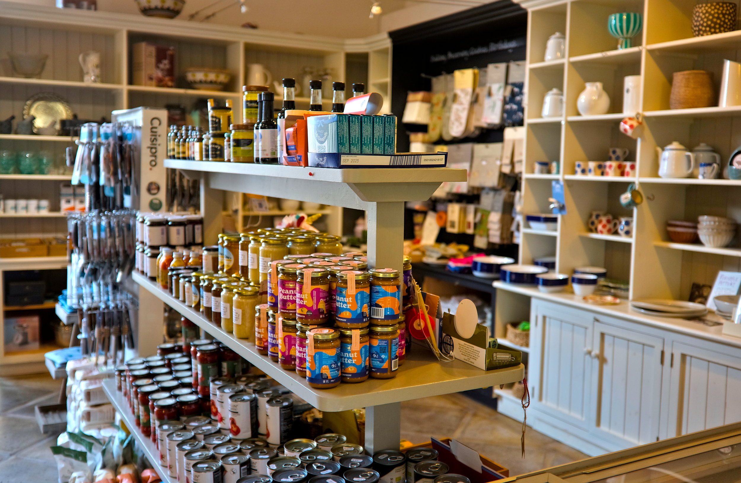 The shop at Ballymaloe Cookery School
