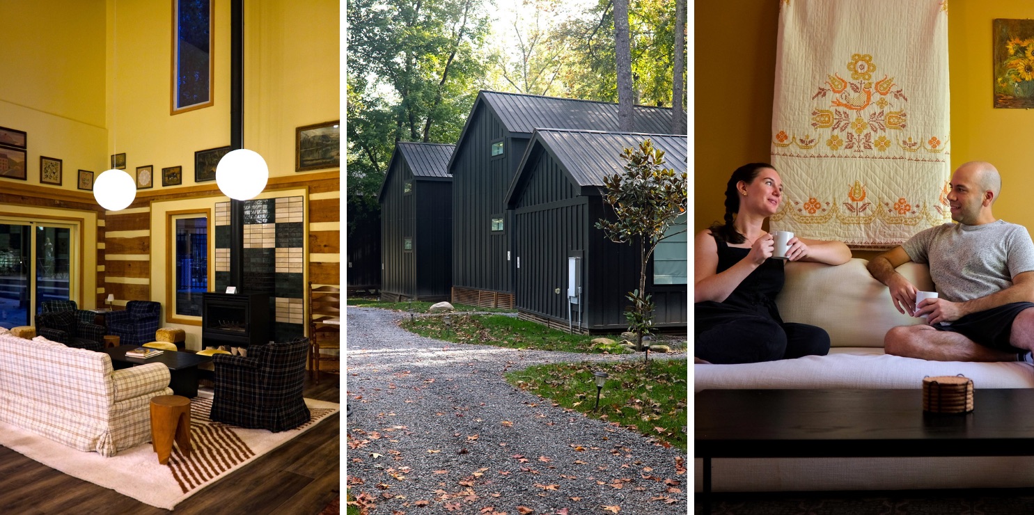 Three images from Alyssa's partnership with Roamstead
