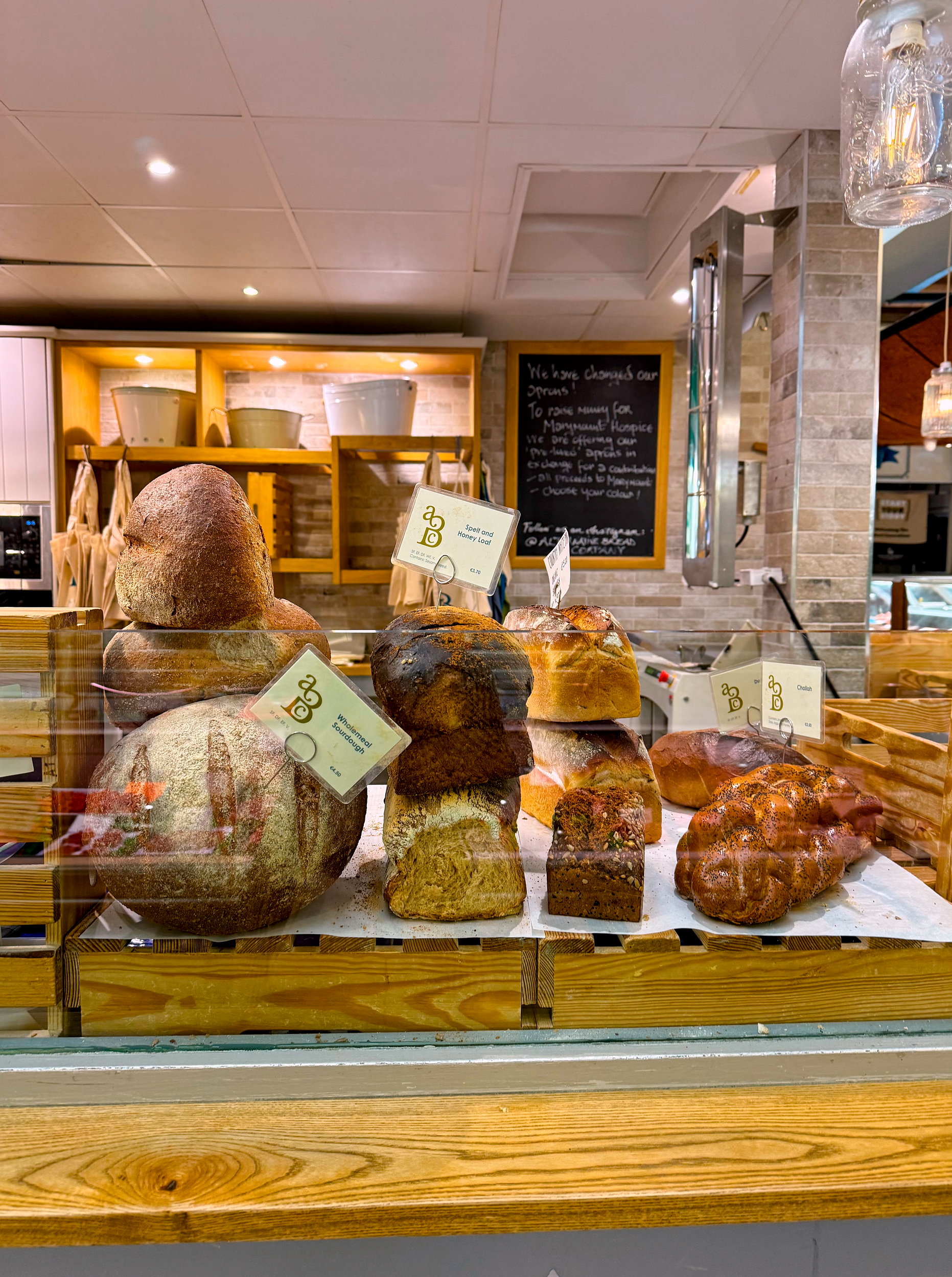 A selection of breads at The English Market in Cork